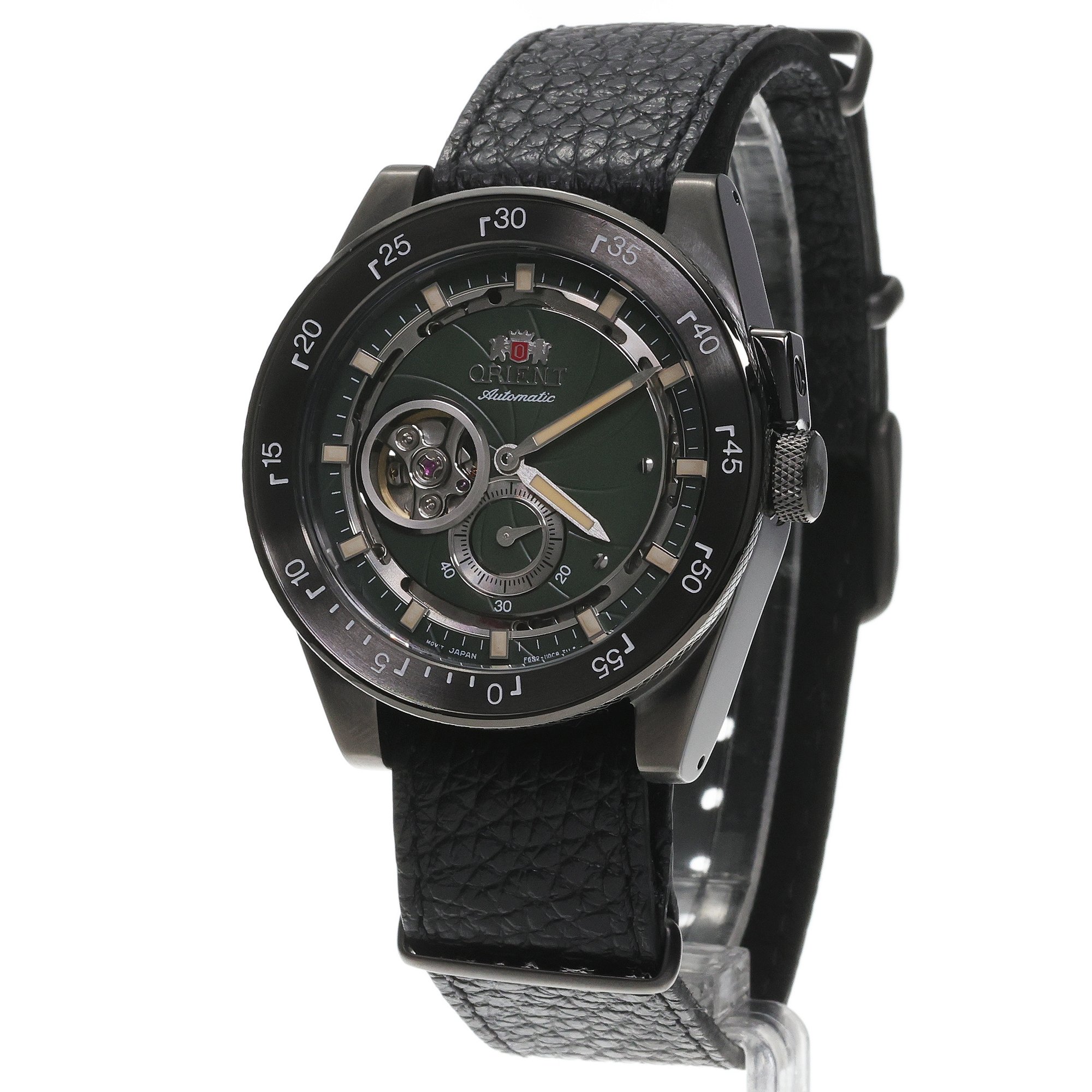 Orient RA-AR0202E10B zegarek czarny klasyczny Revival pasek - miniatura 2
