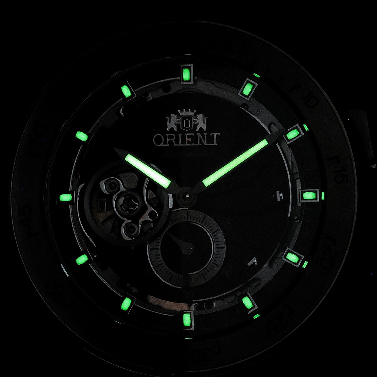 Orient RA-AR0203Y10B zegarek szary klasyczny Revival pasek - miniatura 5