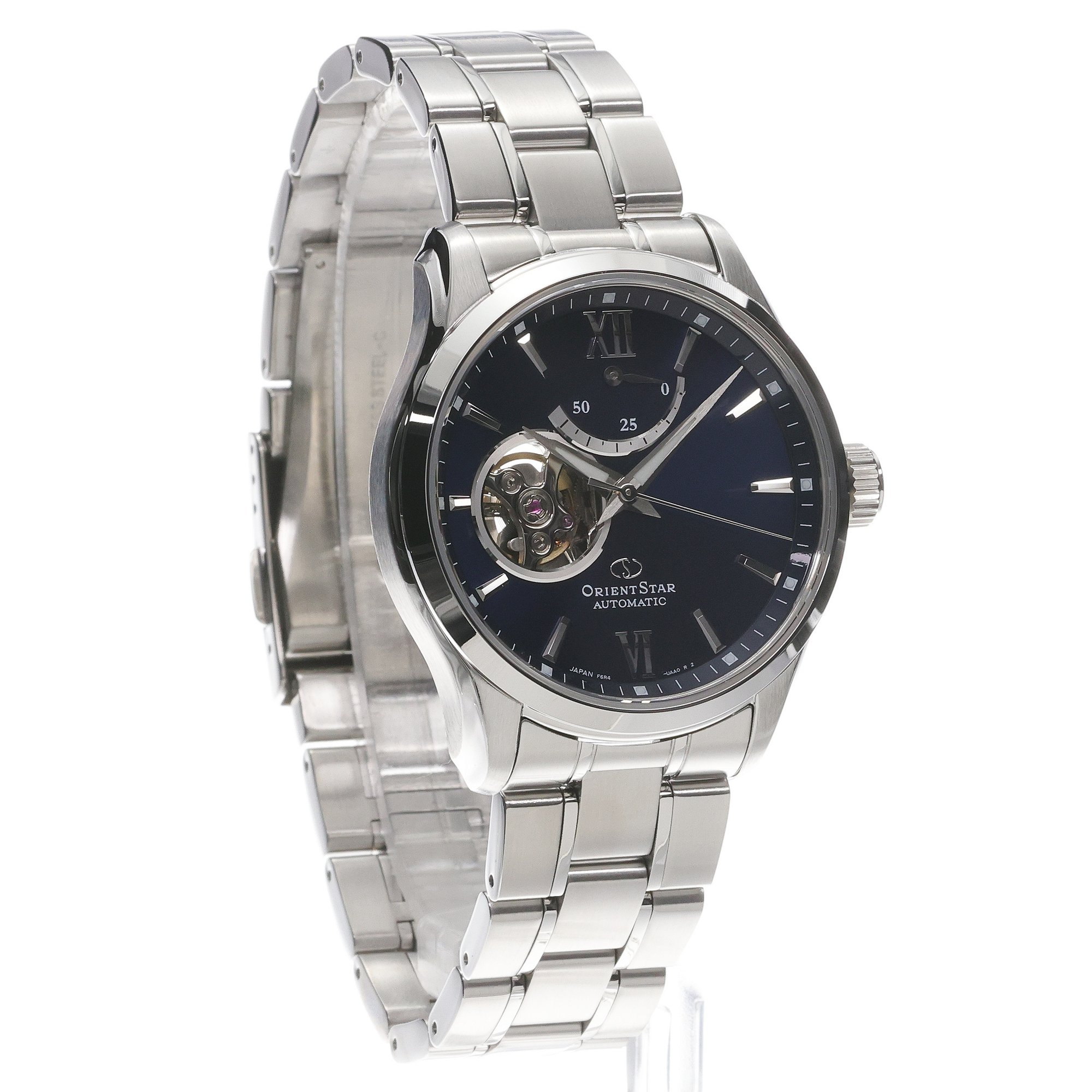 Orient Star RE-AT0001L00B zegarek srebrny elegancki Classic bransoleta - miniatura 3