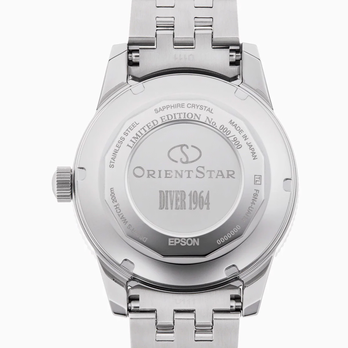 Orient Star RE-AU0502S00B Divers 200m Automatic Limited Edition Sports klasyczny zegarek srebrny - miniatura 4