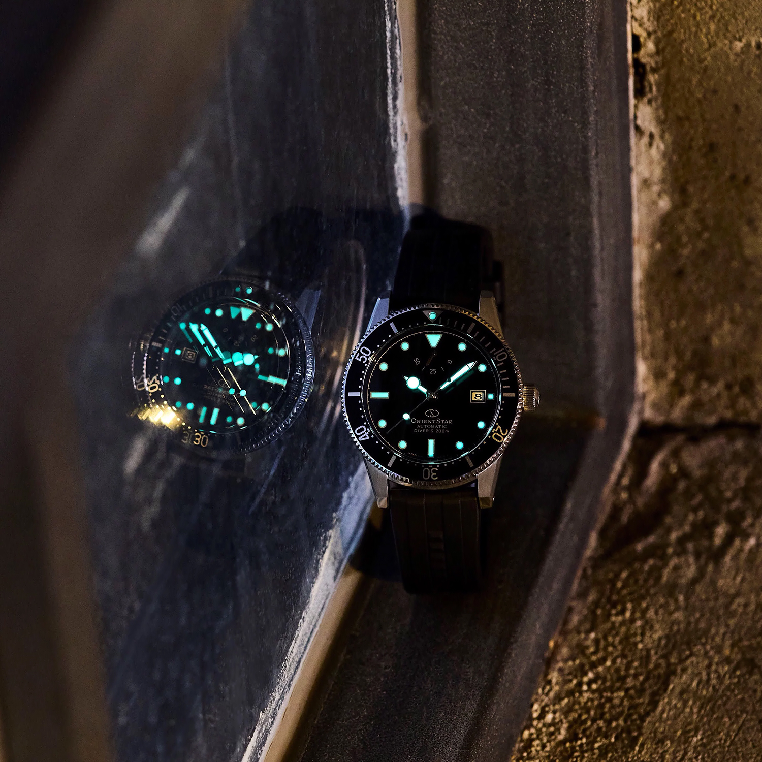 Orient Star RE-AU0601B00B Classic Classic Automatic Divers 200m zegarek męski klasyczny szafirowe - miniatura 8