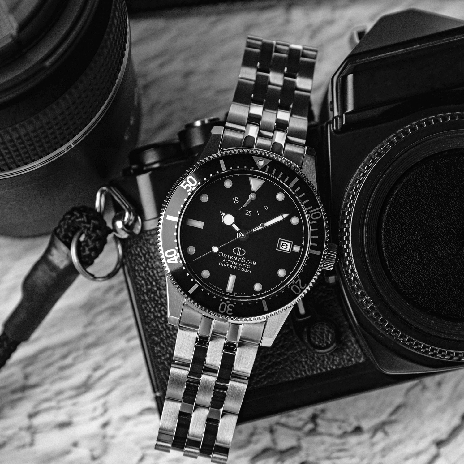 Orient Star RE-AU0601B00B zegarek męski klasyczny Classic bransoleta - miniatura 10