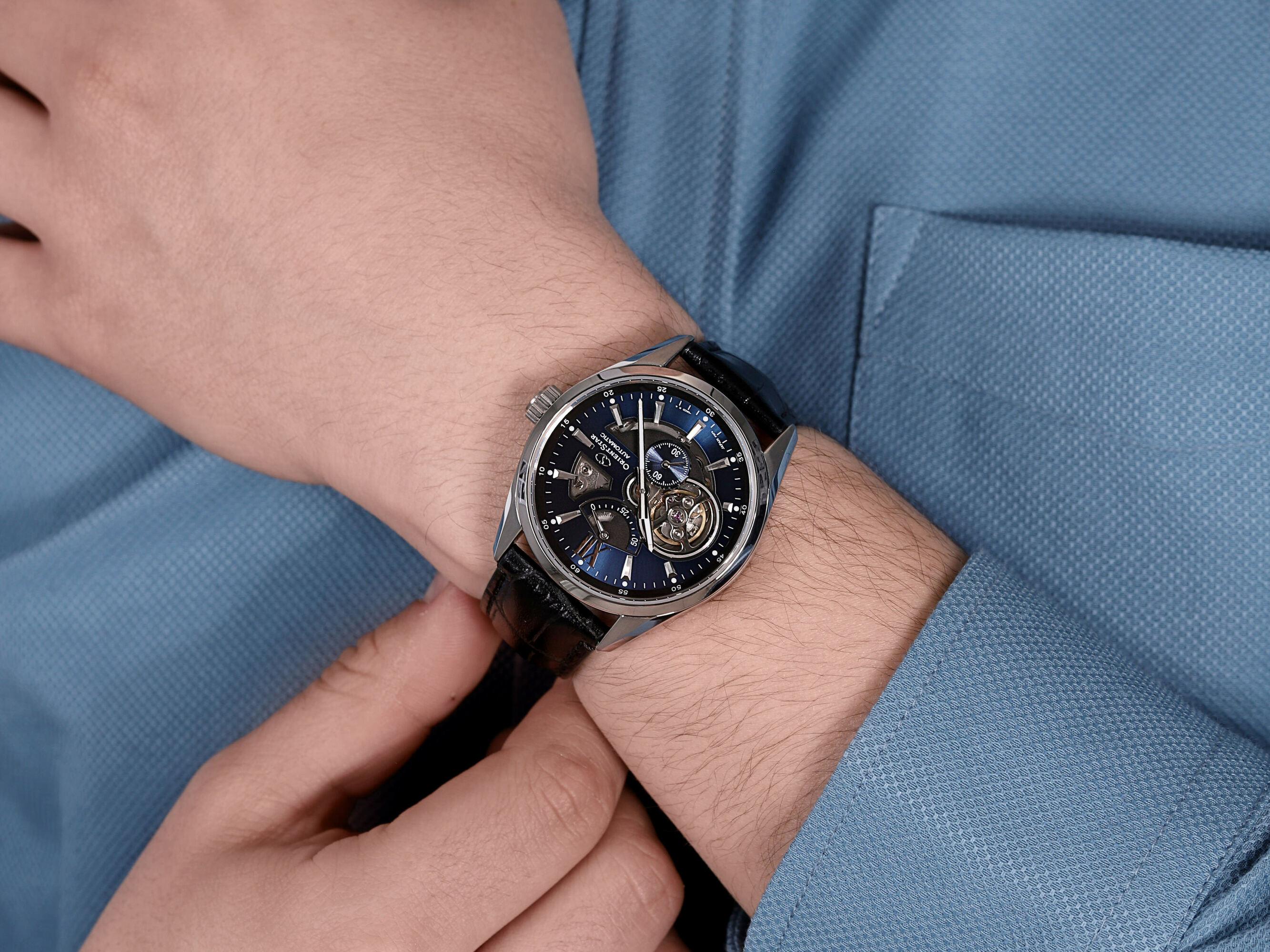 Orient Star RE-AV0005L00B zegarek klasyczny Contemporary - miniatura 2