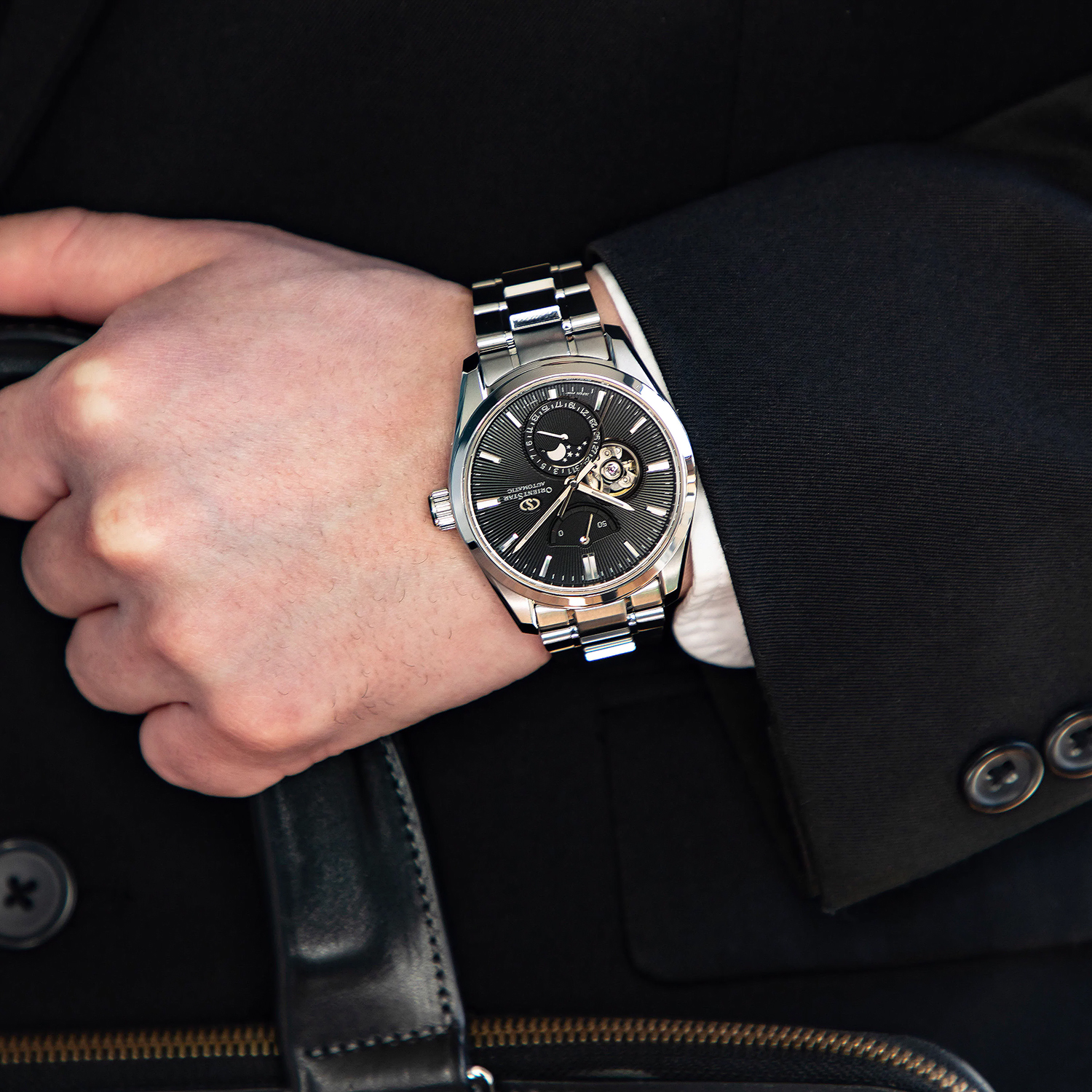 Orient Star RE-AY0001B00B męski zegarek Contemporary bransoleta - miniatura 6