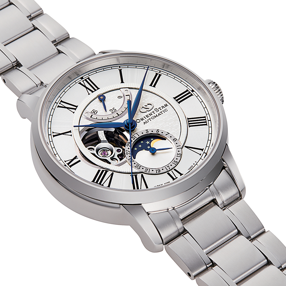 Orient Star RE-AY0102S00B zegarek klasyczny Open Heart - miniatura 2