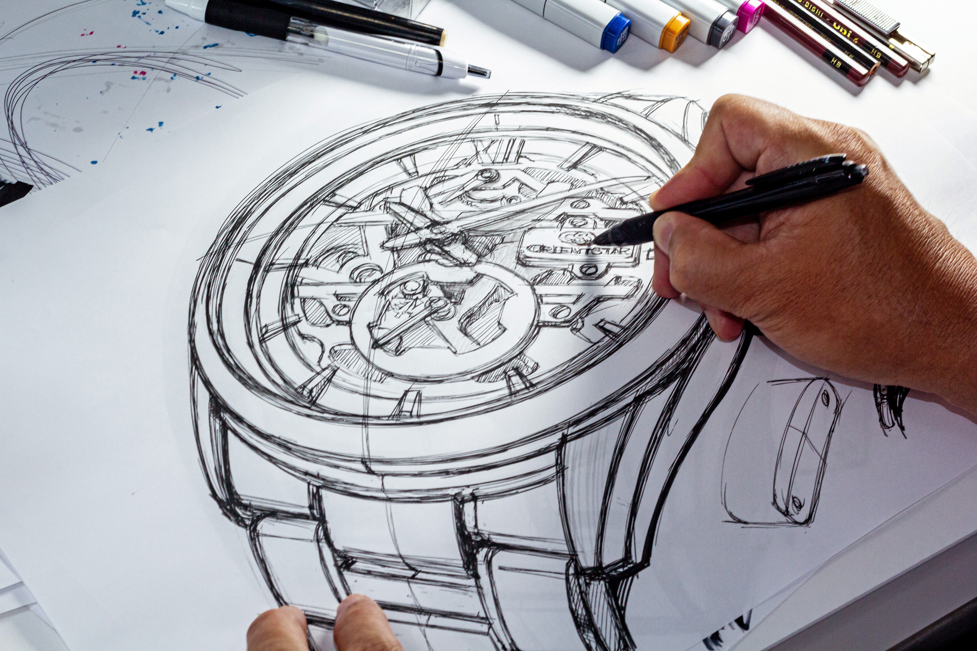 Orient Star RE-AZ0101N00B zegarek męski Contemporary srebrny - miniatura 16