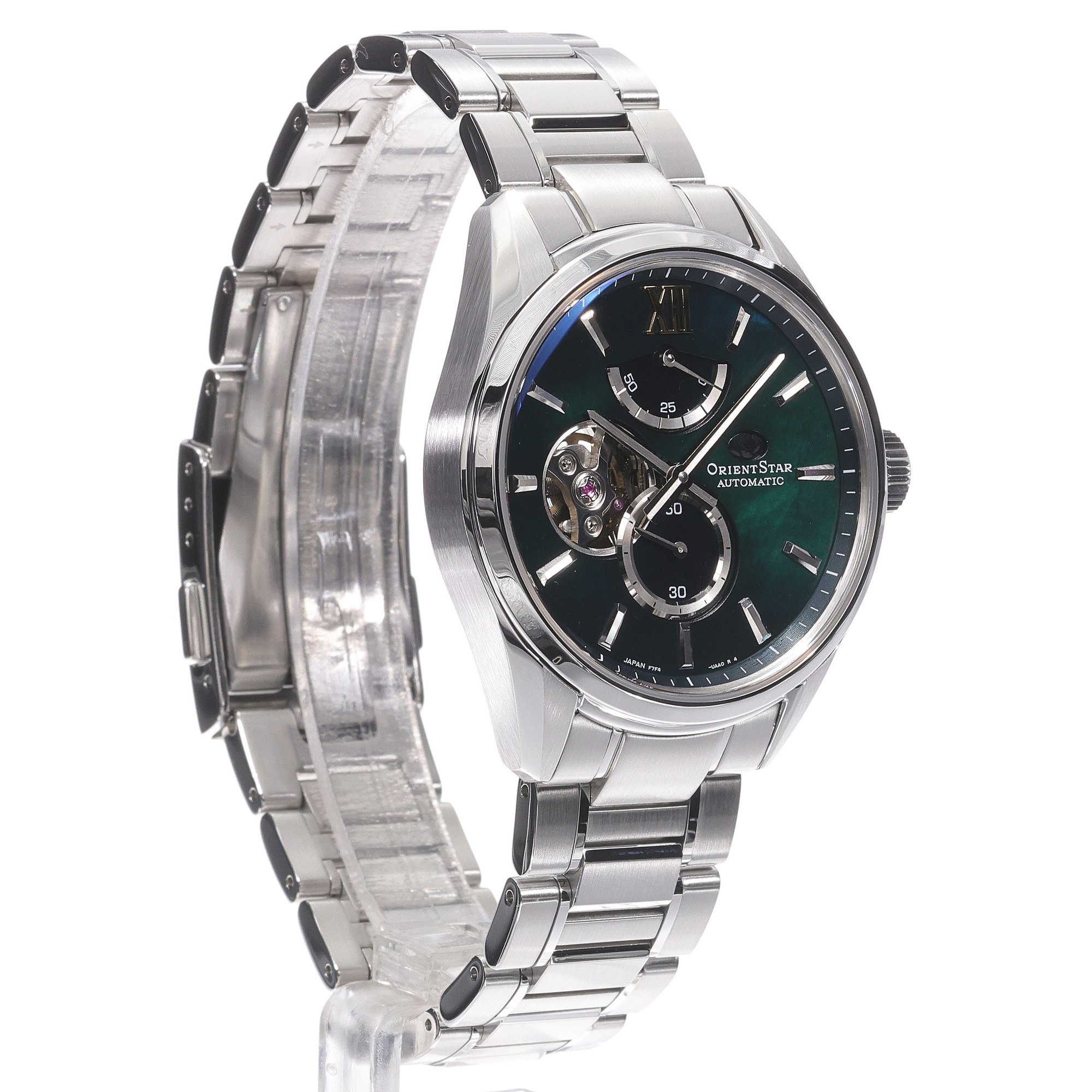 Orient Star RE-BY0005A00B zegarek srebrny elegancki M Collection bransoleta - miniatura 3