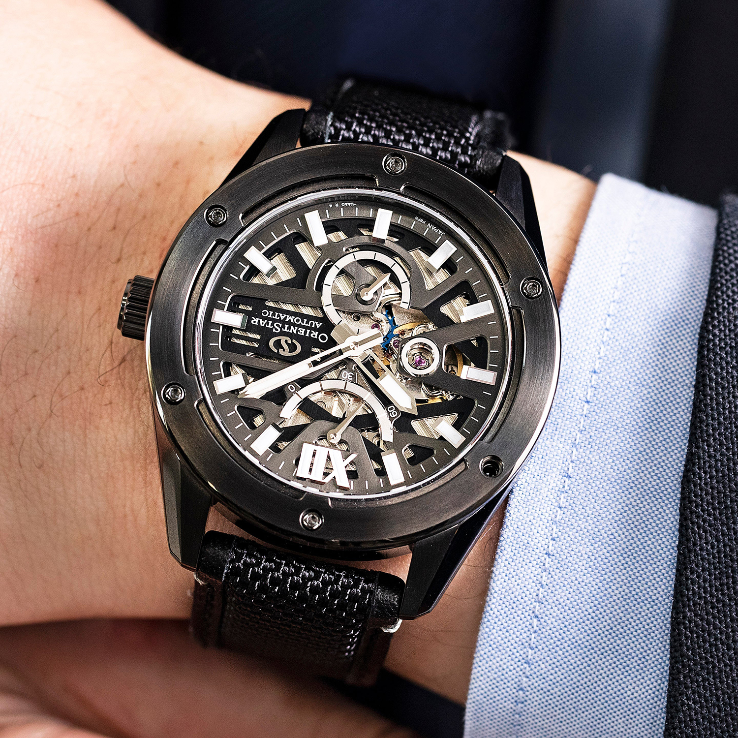 Orient Star RE-BZ0002B00B Avant-garde Skeleton Automatic zegarek klasyczny Sports - miniatura 6