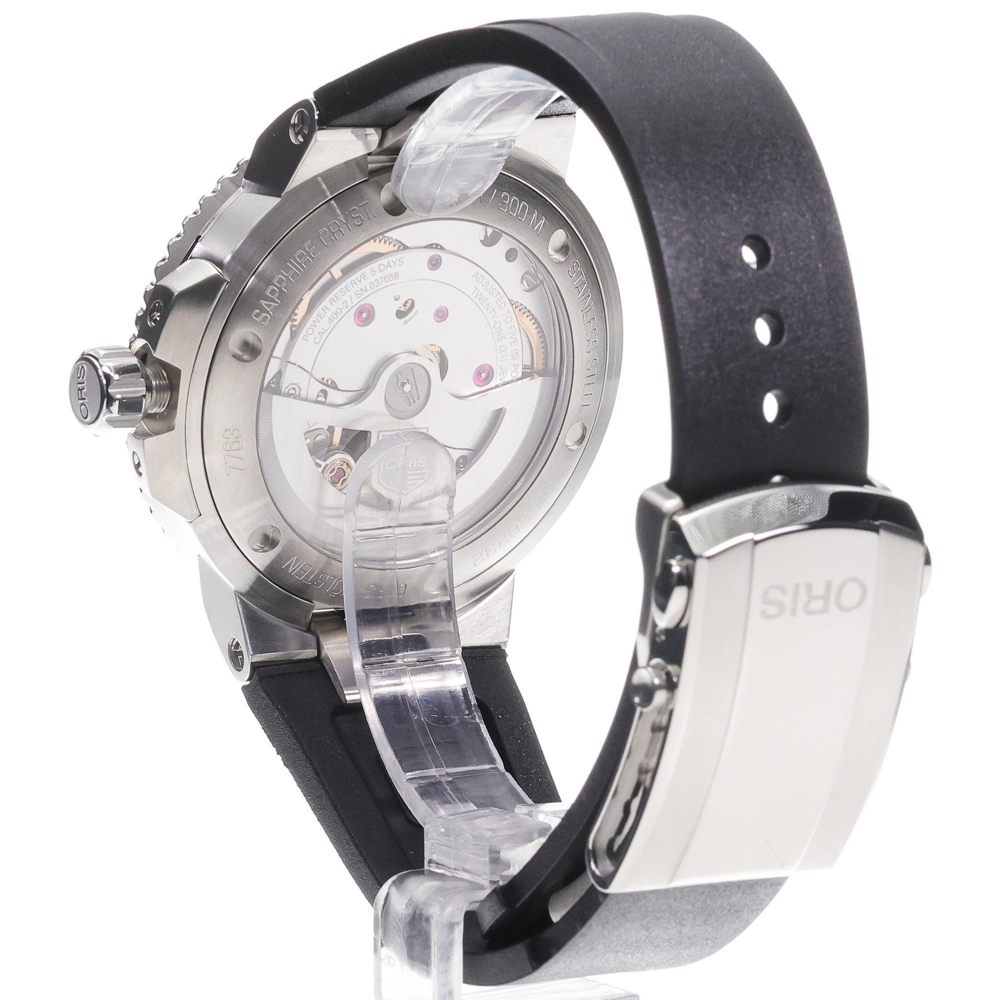 Oris 01 400 7763 4157-07 4 24 74EB AQUIS DATE CALIBRE 400 zegarek klasyczny Aquis - miniatura 4
