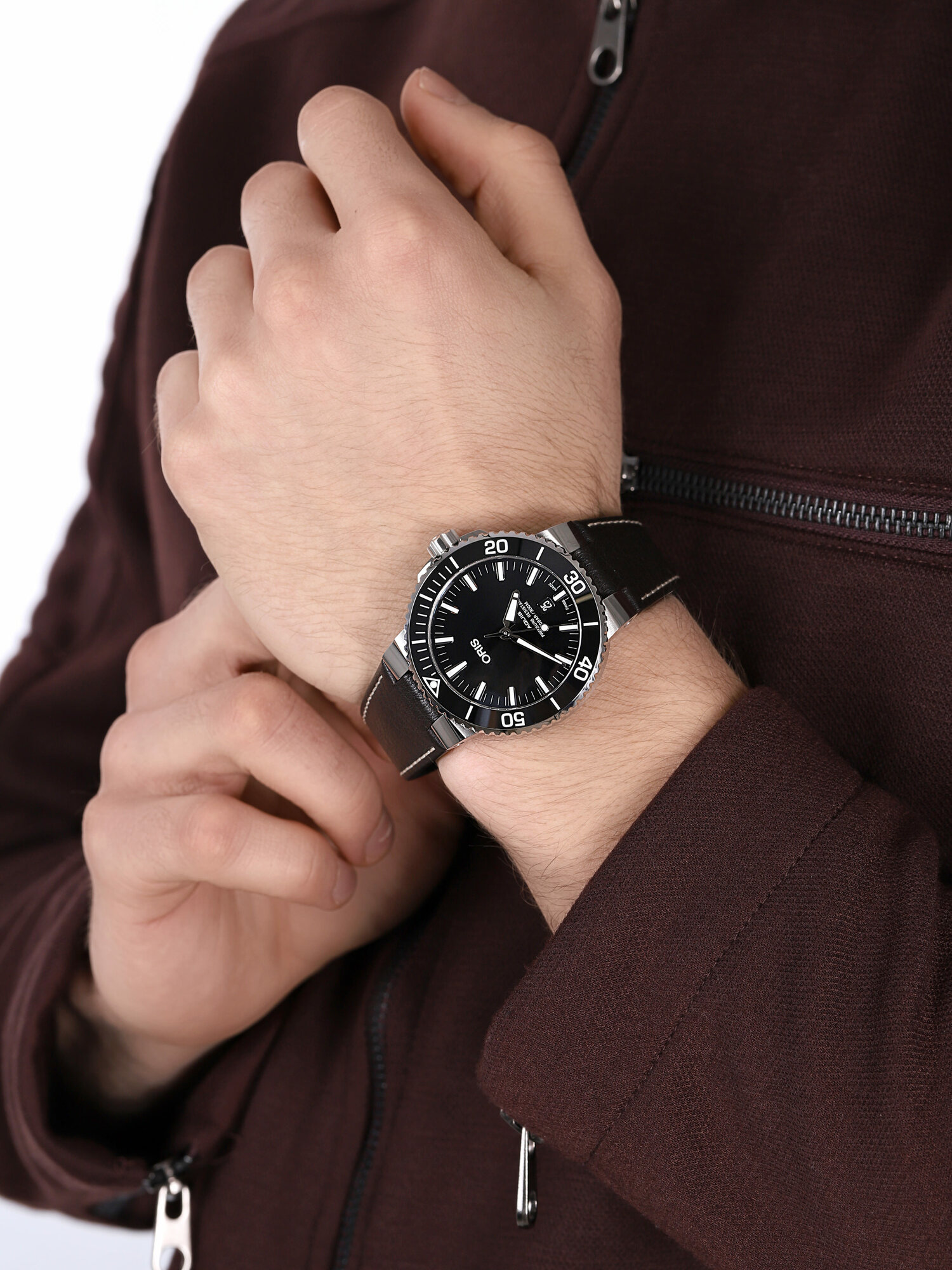 AQUIS DATE Oris 01 733 7730 4134-07 5 24 10EB - hover