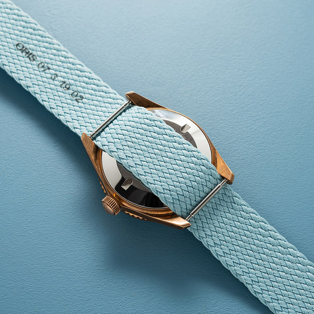 Oris 01 733 7771 3155-07 3 19 02BRS Divers DIVERS SIXTY-FIVE COTTON CANDY Tiffany Blue zegarek męski klasyczny szafirowe - miniatura 6