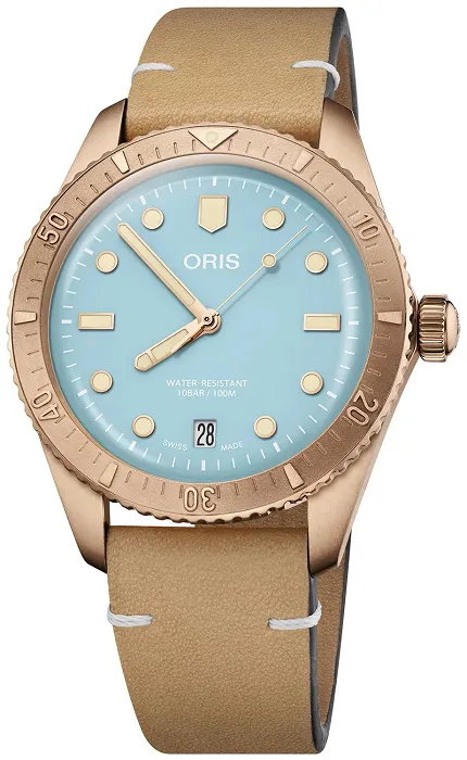 Oris 01 733 7771 3155-07 5 19 04BR Divers DIVERS SIXTY-FIVE COTTON CANDY Tiffany Blue - zdjęcie 1