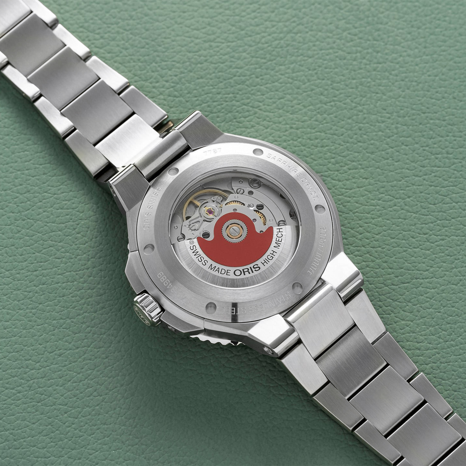 Oris 01 733 7787 4157-07 8 22 04PEB Aquis AQUIS DATE zegarek męski klasyczny szafirowe