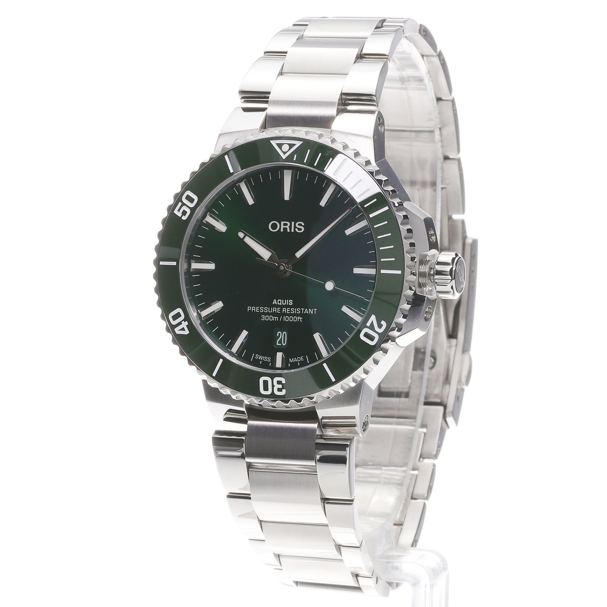 Oris 01 733 7787 4157-07 8 22 04PEB Aquis AQUIS DATE zegarek męski klasyczny szafirowe