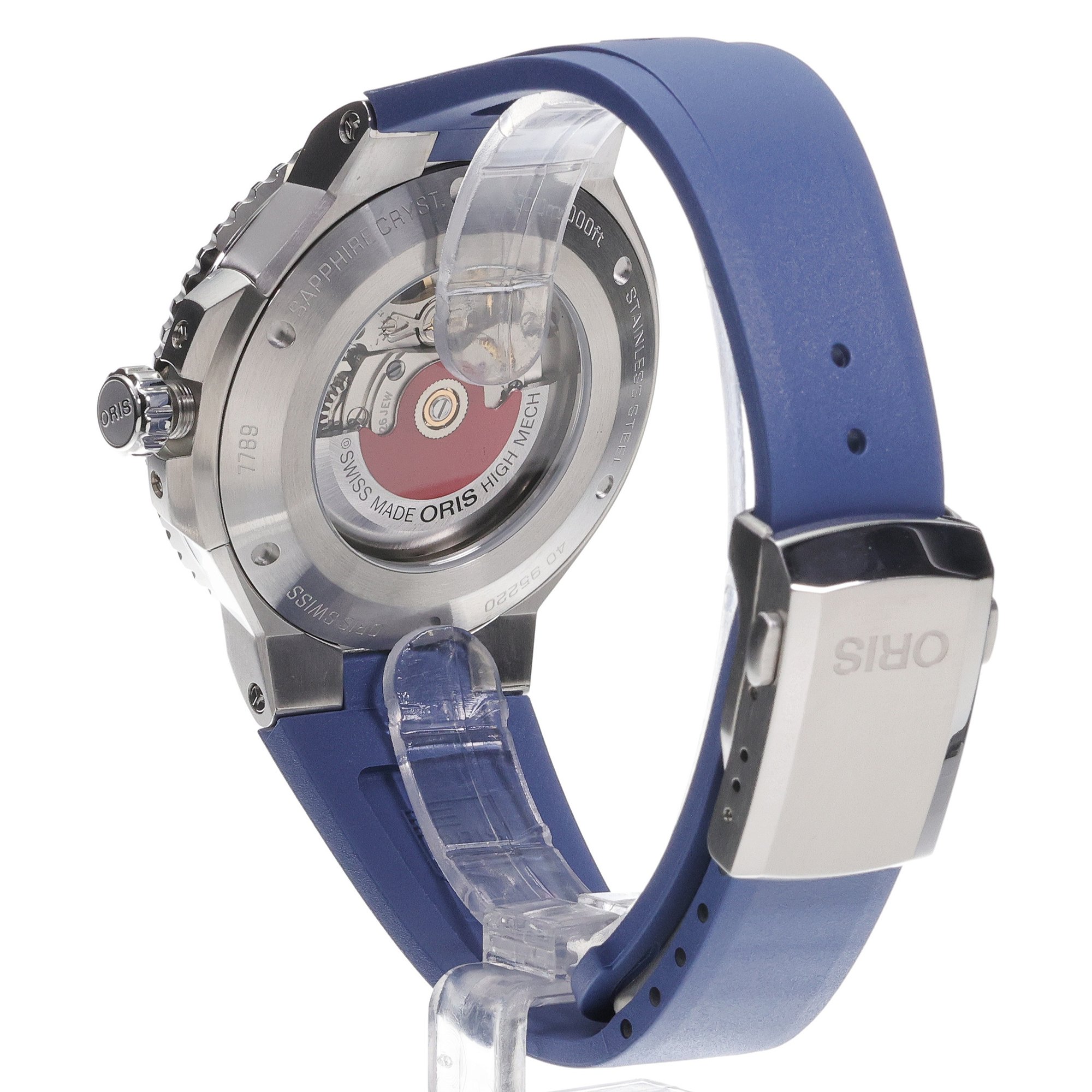 Oris 01 733 7789 4135-07 4 23 35FC zegarek srebrny klasyczny Aquis pasek