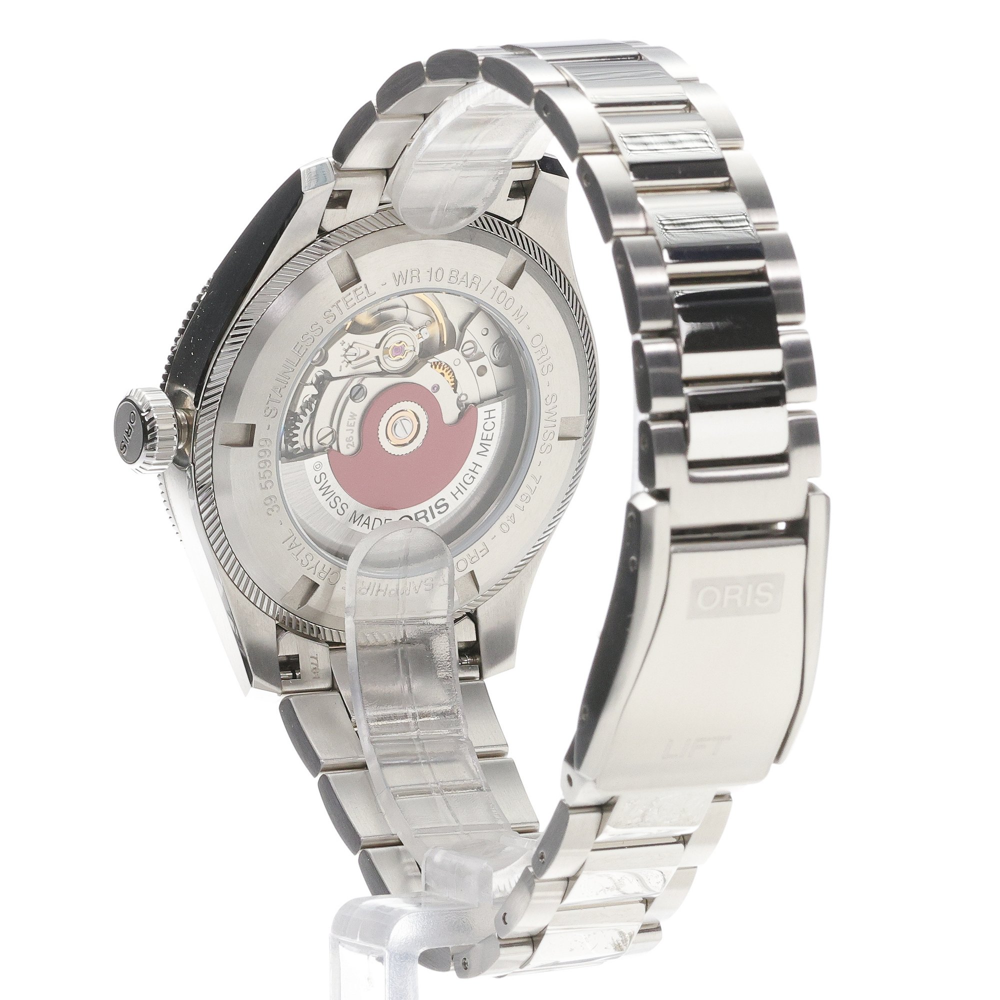 Oris 01 751 7761 4065-07 8 20 08P zegarek srebrny klasyczny Big Crown ProPilot bransoleta - miniatura 4
