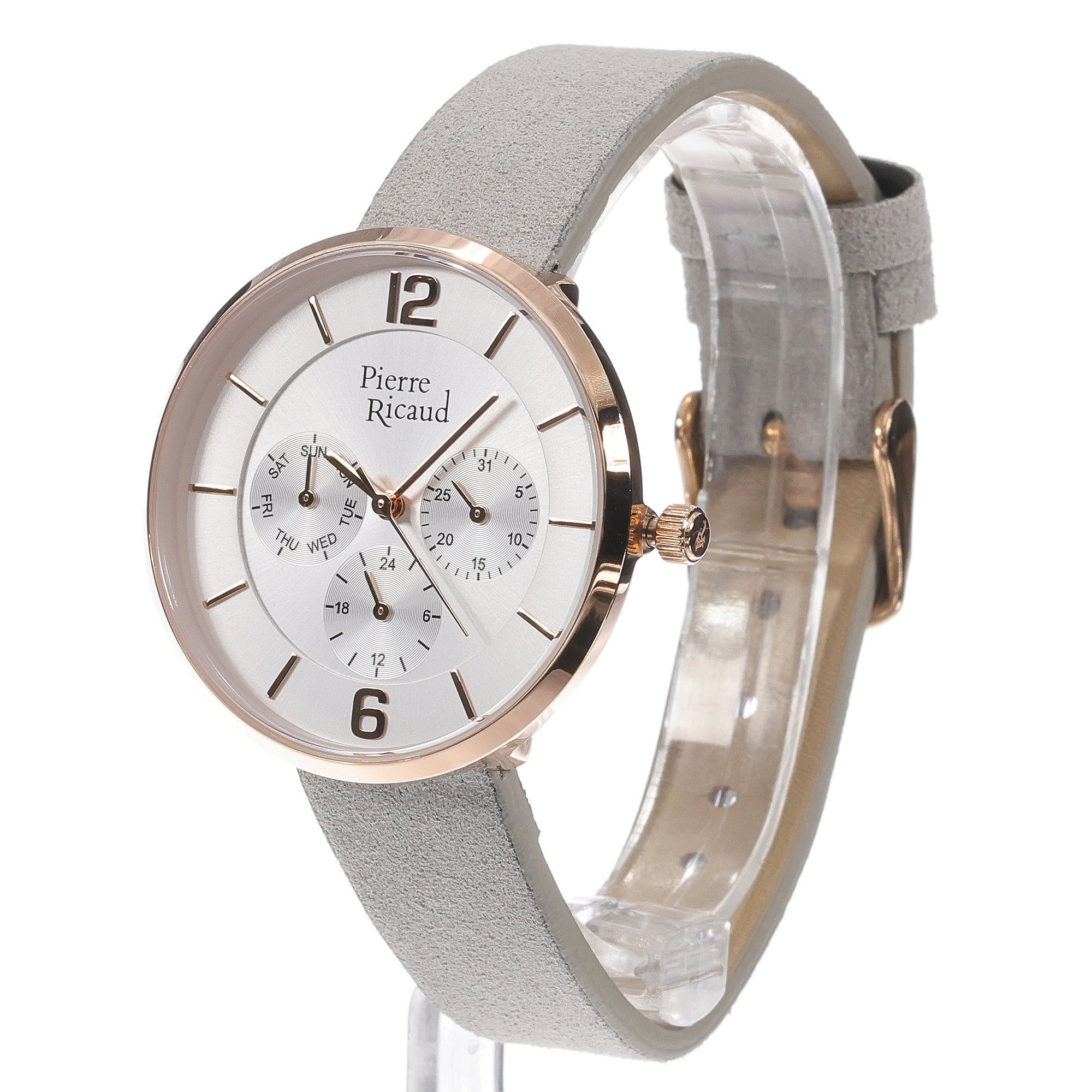 Pierre Ricaud P220239GR3QF zegarek damski Pasek - miniatura 4