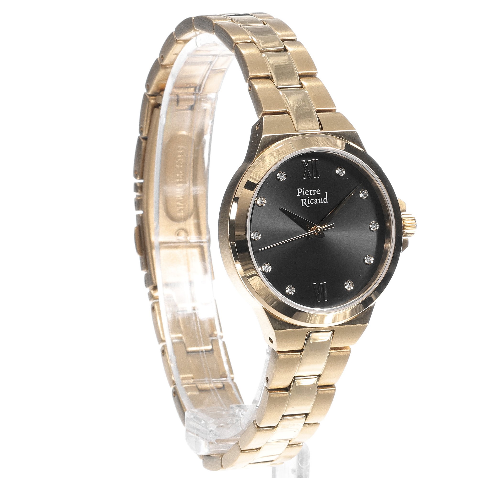Pierre Ricaud P220651184Q Gold Stainless Steel 32mm Damskie elegancki zegarek złoty - miniatura 9