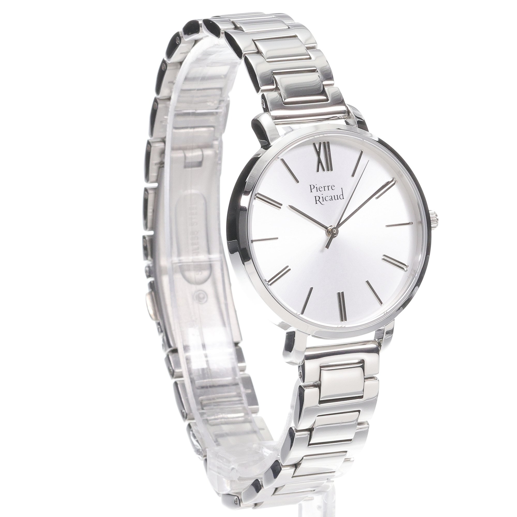 Pierre Ricaud P221155163Q Stainless Steel 35mm Damskie klasyczny zegarek srebrny - miniatura 3