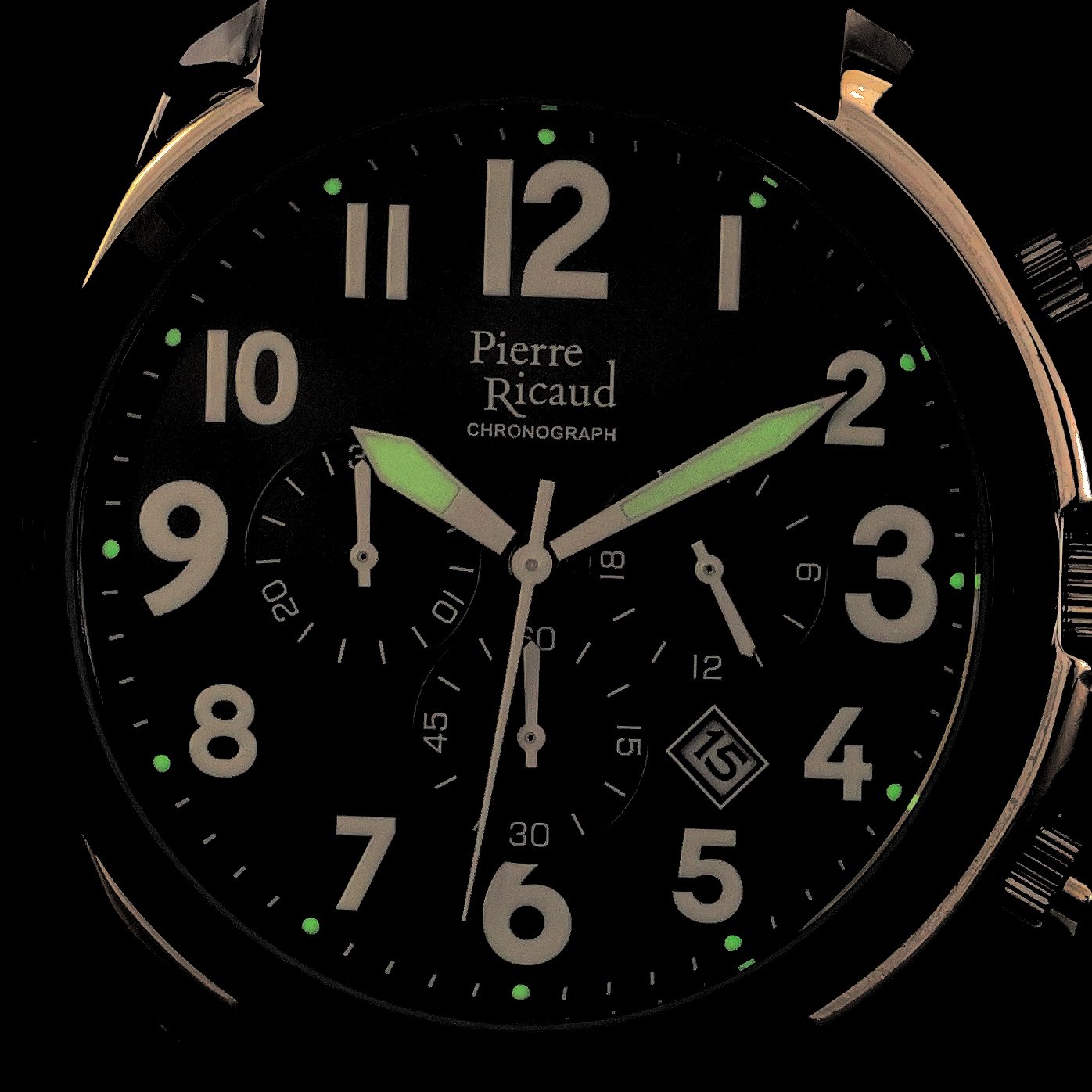 Pierre Ricaud P91070Y224CH zegarek srebrny klasyczny Pasek pasek