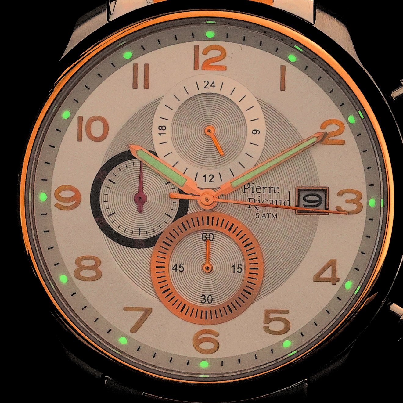Pierre Ricaud P97017R123CH zegarek srebrny sportowy Bransoleta bransoleta
