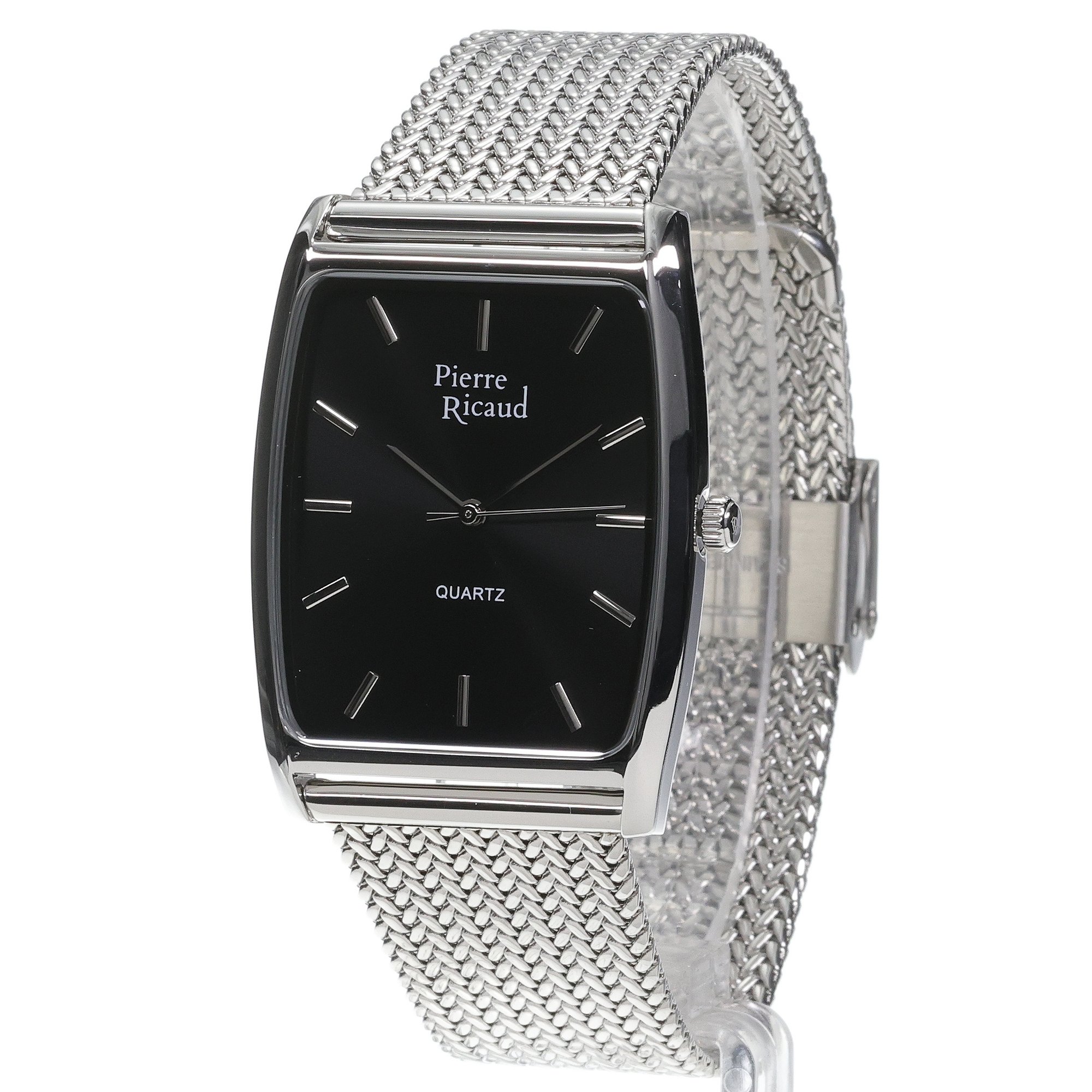 Pierre Ricaud P970395114Q Bransoleta fashion-modowy zegarek srebrny