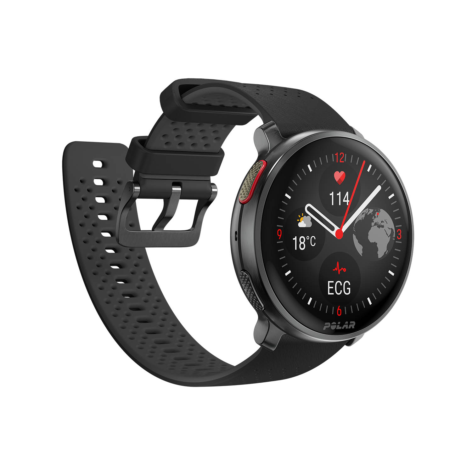 Polar 725882064437 Night Black zegarek sportowy Vantage V3 - miniatura 4