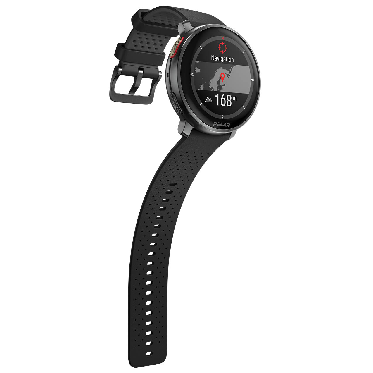 Polar 725882064437 zegarek czarny sportowy Vantage V3 pasek - miniatura 5