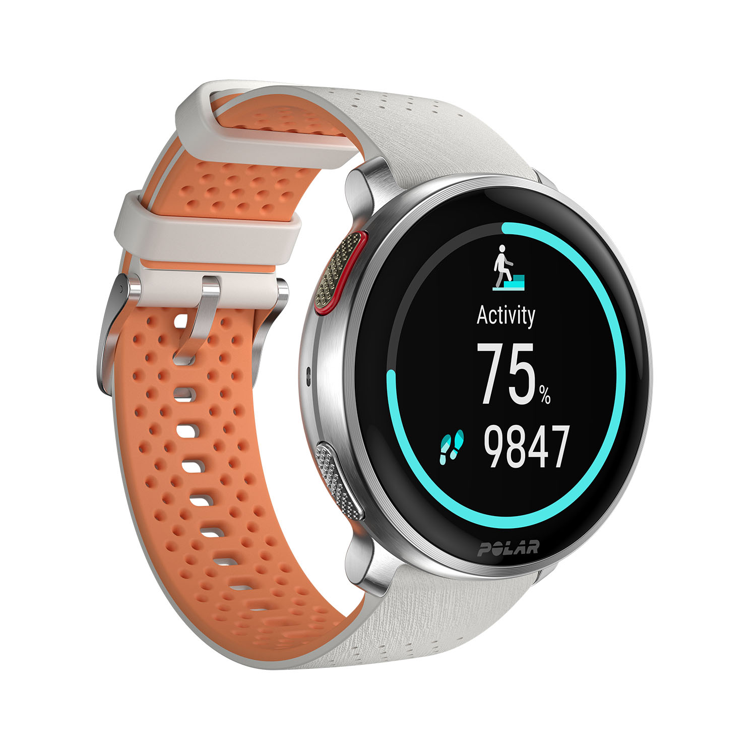 Polar 725882064468 Vantage V3 Sunrise Apricot Vantage V3 sportowy zegarek srebrny - miniatura 9