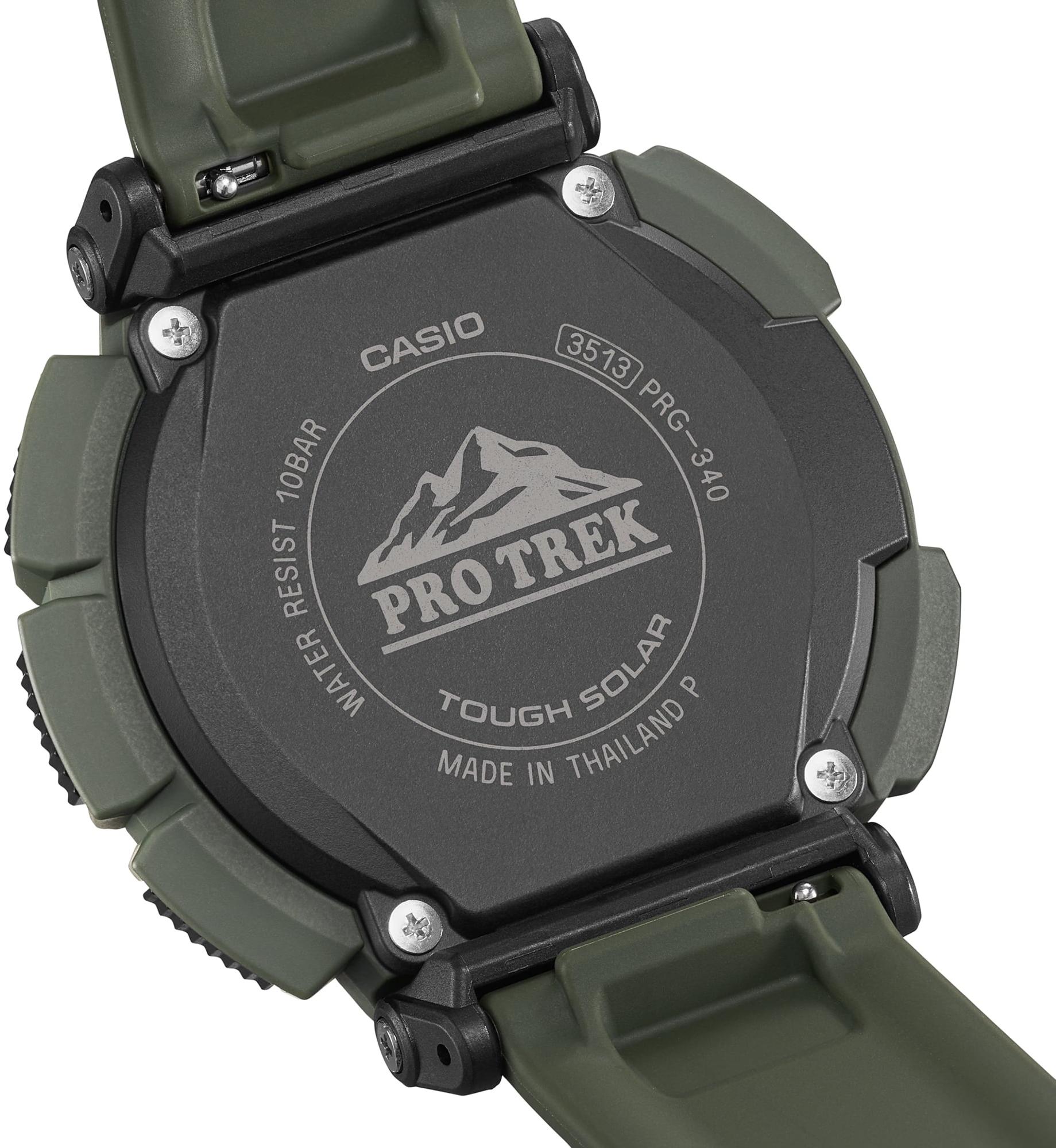 ProTrek PRG-340-3ER zegarek szary sportowy ProTrek bransoleta - miniatura 4