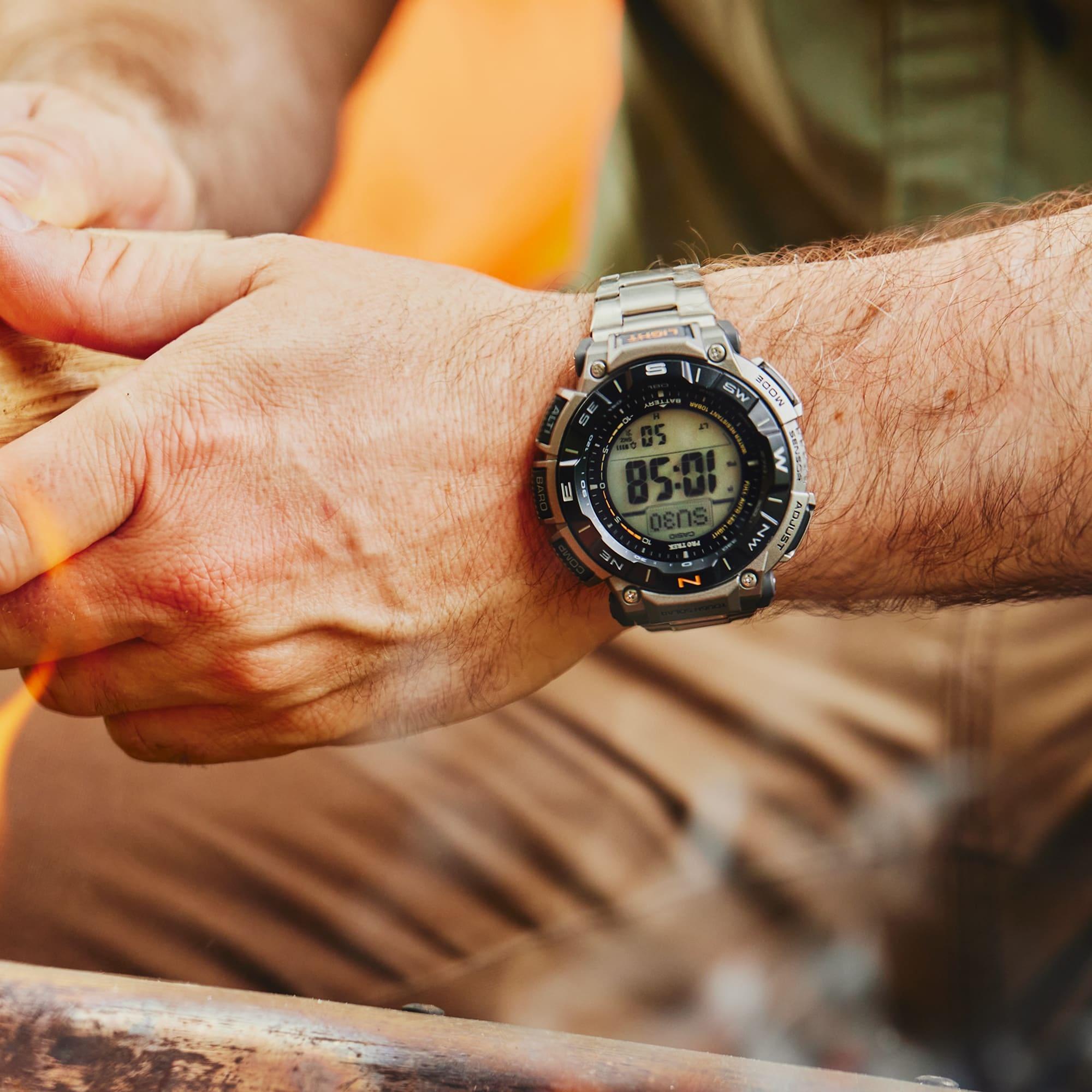 ProTrek PRG-340T-7ER zegarek męski sportowy ProTrek bransoleta - miniatura 10