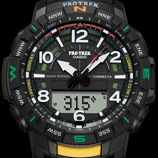 ProTrek PRT-B50-1ER zegarek czarny sportowy ProTrek pasek - miniatura 3