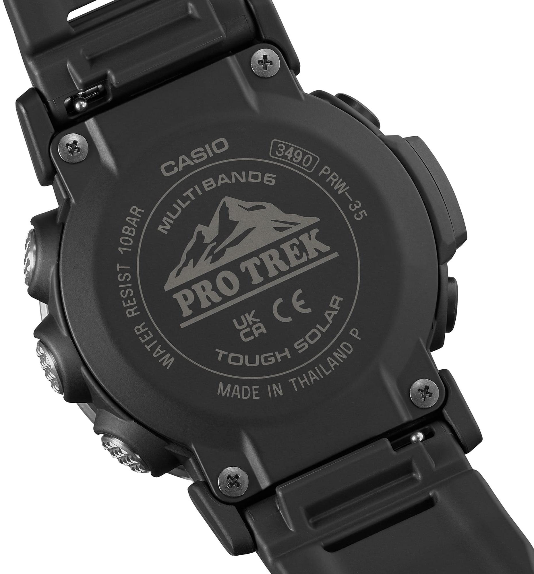 ProTrek PRW-35-1AER zegarek czarny sportowy ProTrek pasek - miniatura 6