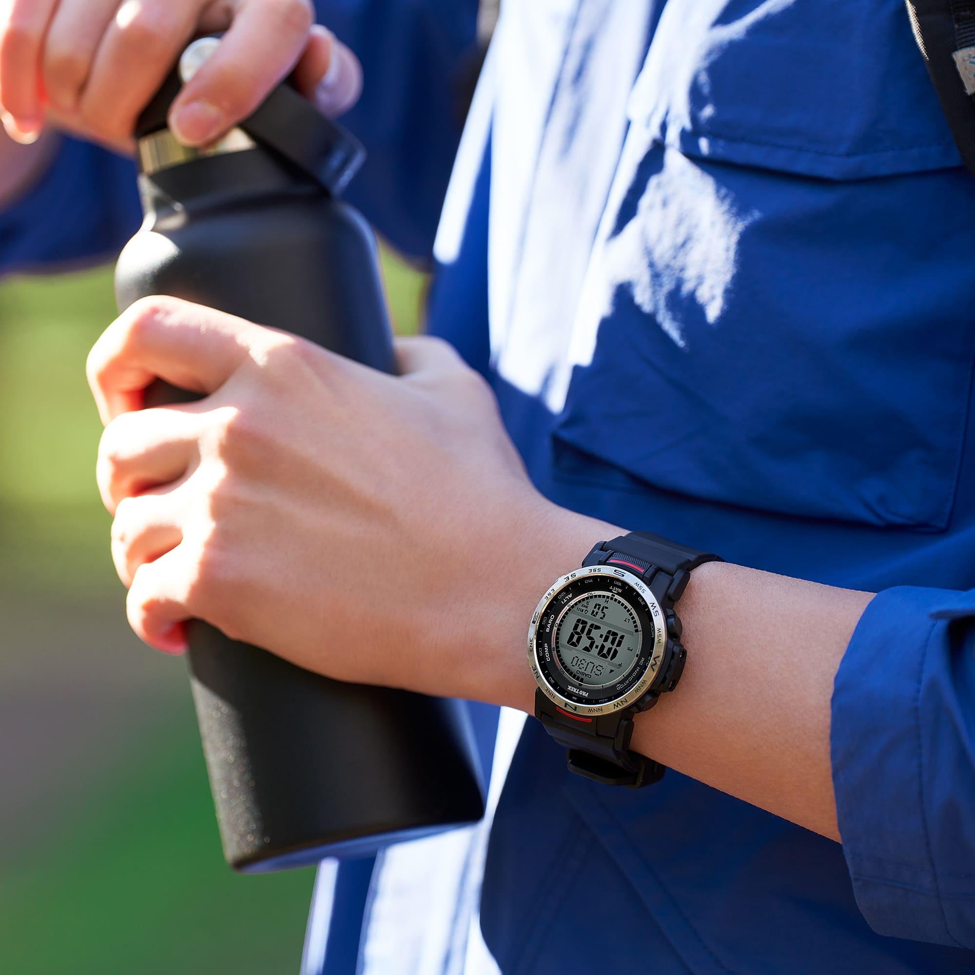 ProTrek PRW-35-1AER zegarek męski ProTrek czarny - miniatura 12