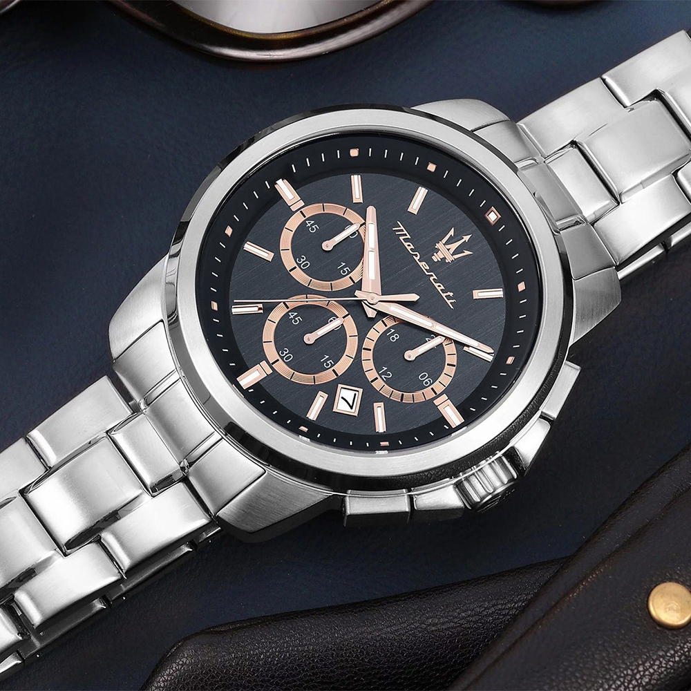 R8873621037 zegarek srebrny sportowy Successo bransoleta