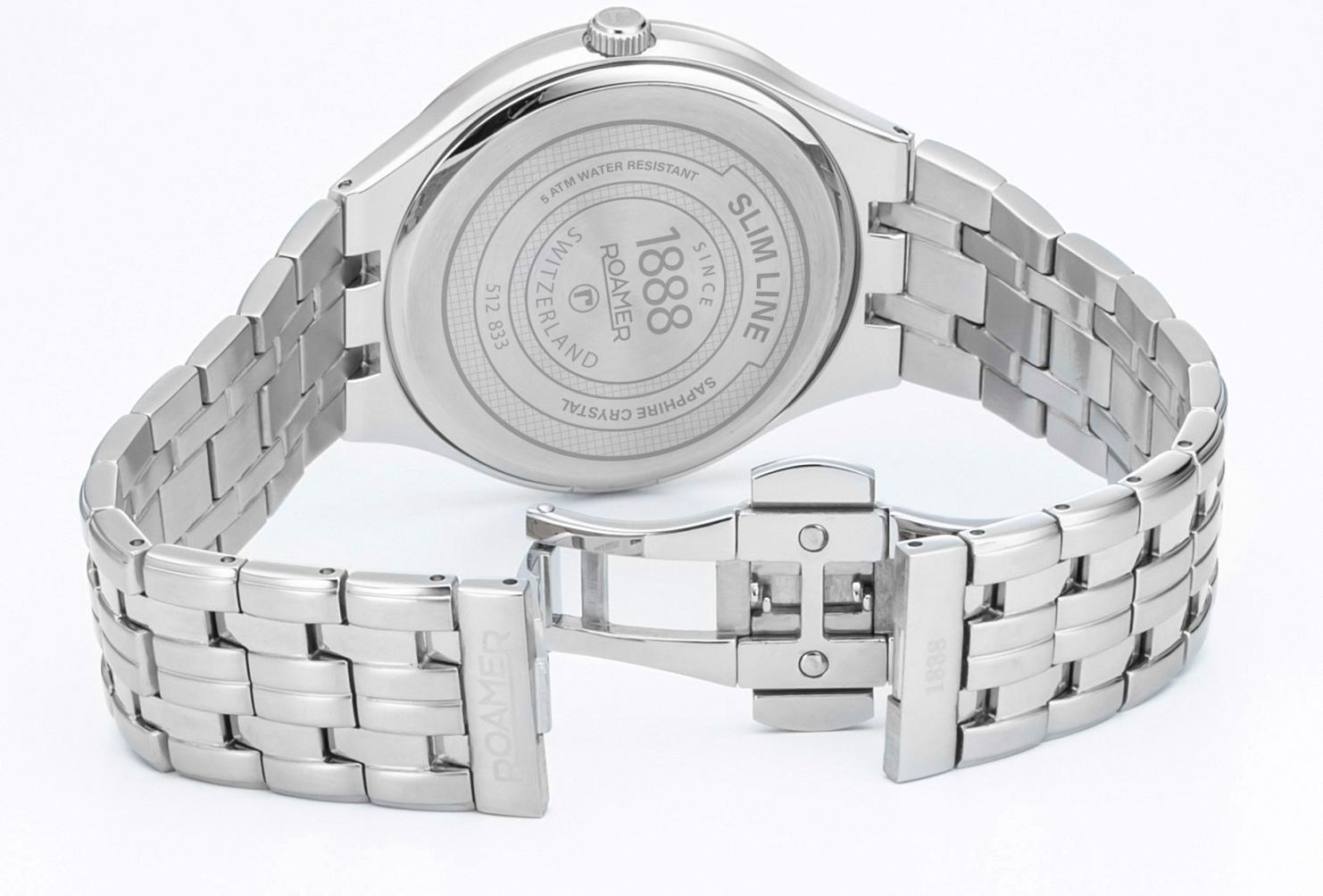 Roamer 512833 41 45 20 męski zegarek Slim-Line bransoleta - miniatura 3