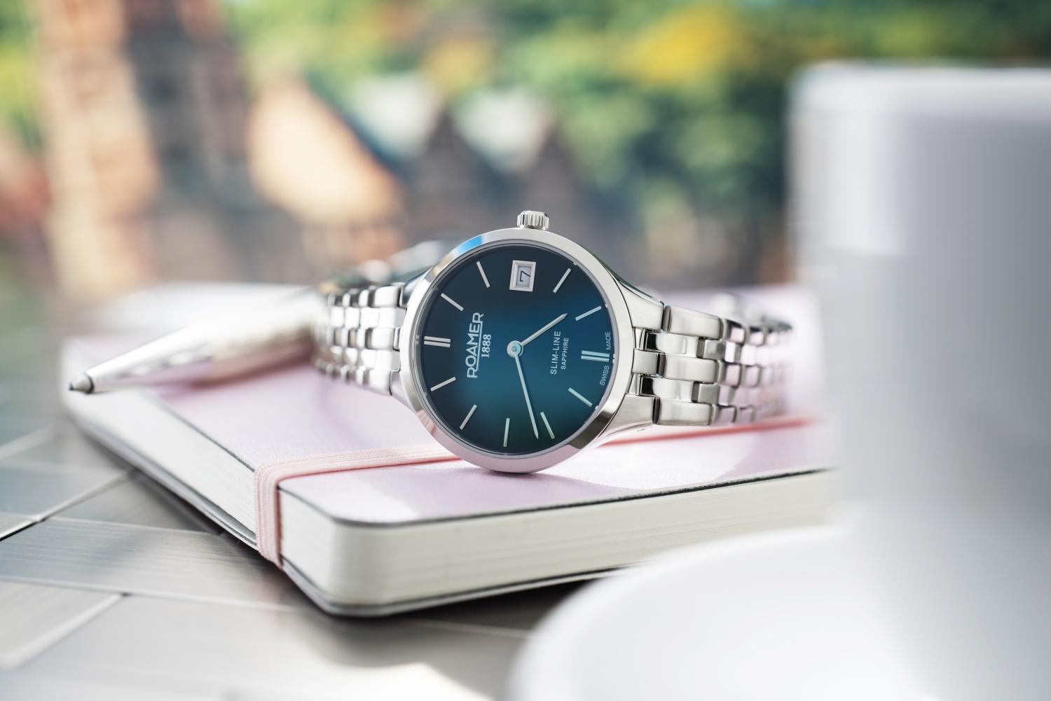 Roamer 512857 41 75 20 zegarek damski Slim-Line - miniatura 2