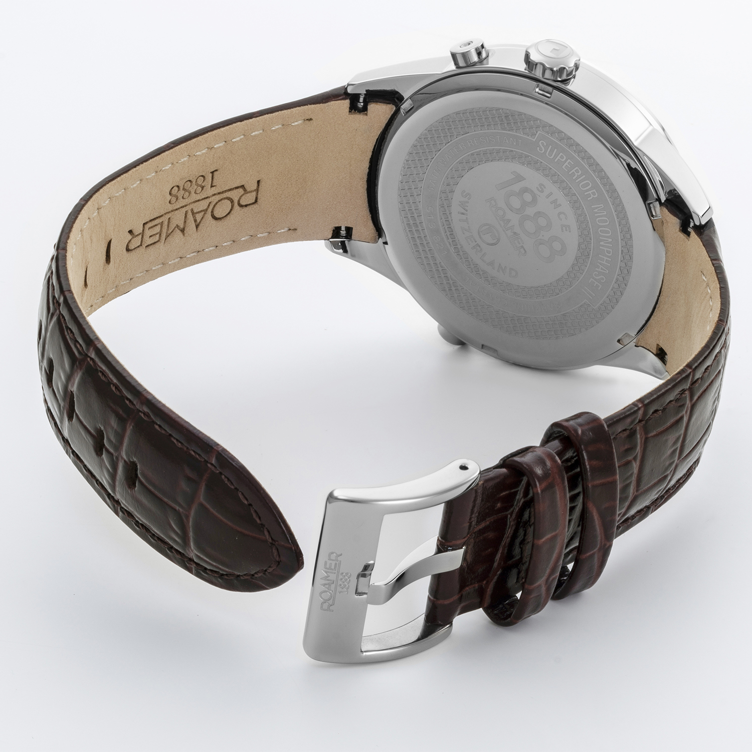 Roamer 513821 41 25 05 męski zegarek Superior pasek - miniatura 7