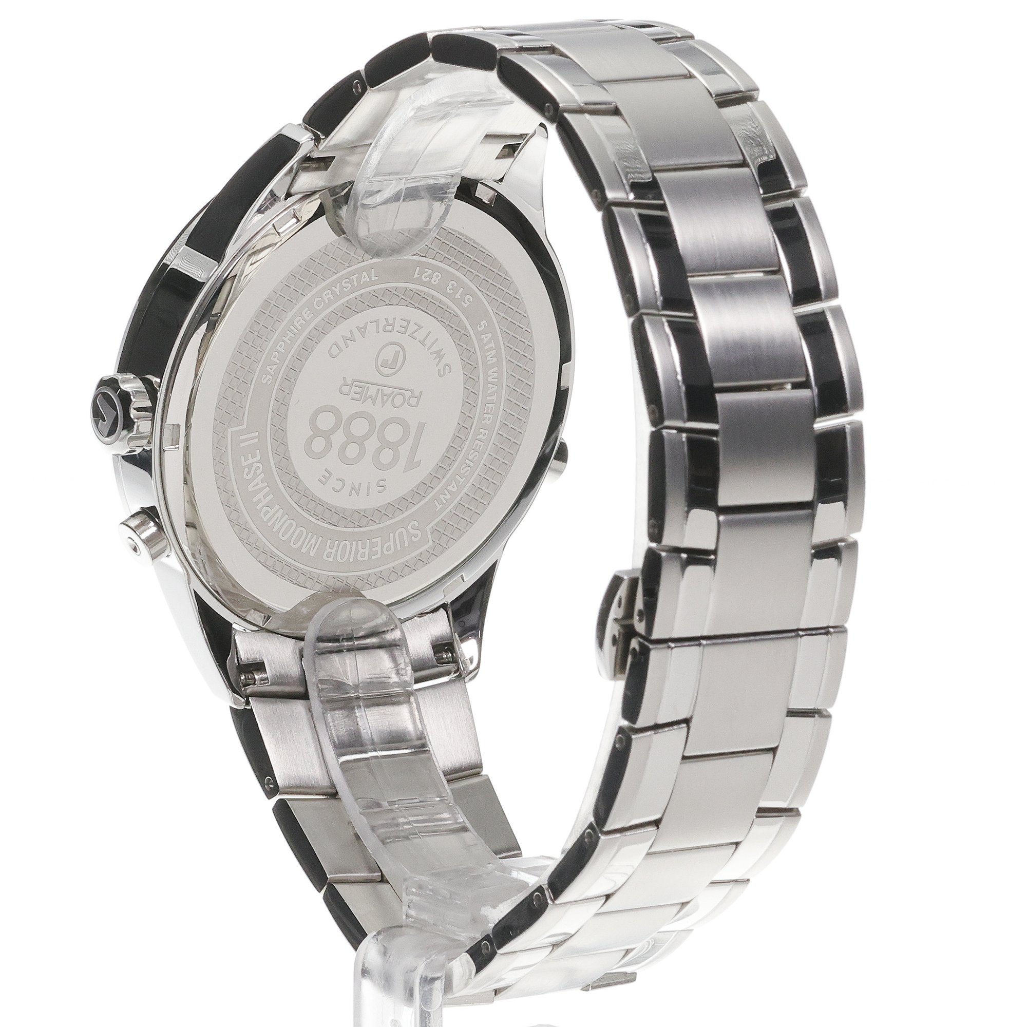 Roamer 513821 41 75 50 zegarek srebrny klasyczny Superior bransoleta - miniatura 4
