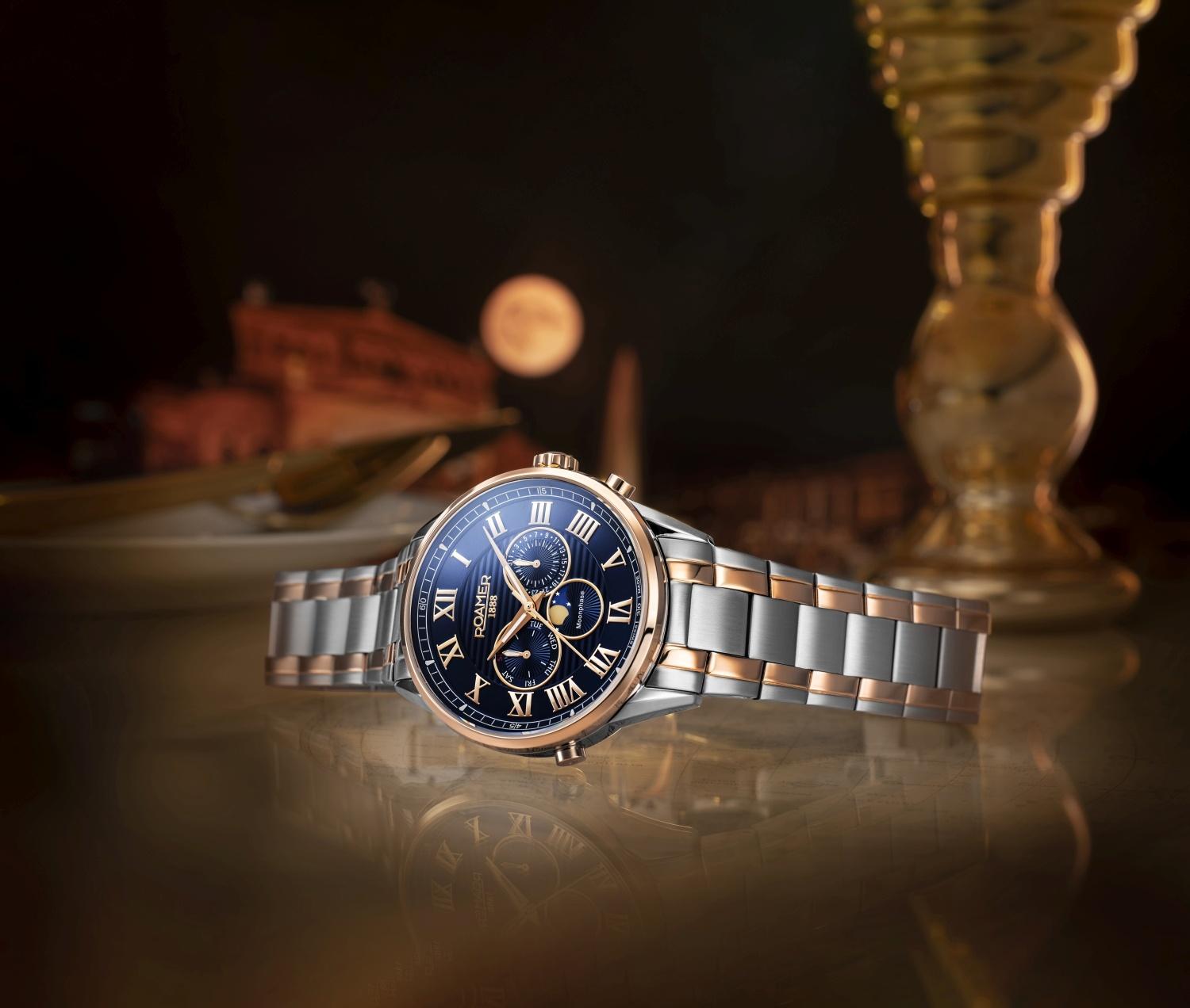 Roamer 513821 49 45 50 zegarek klasyczny Superior - miniatura 4