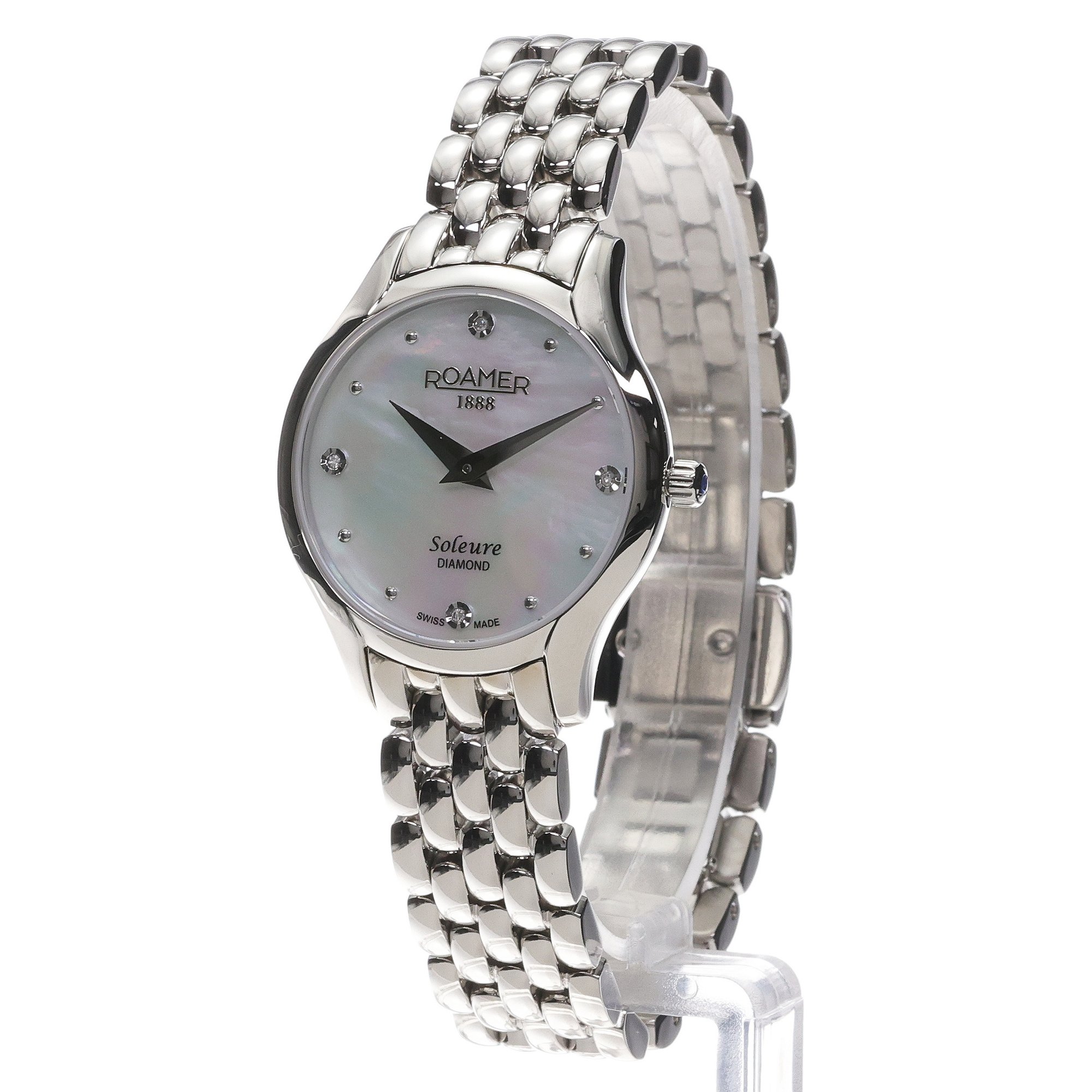 Roamer 547857 41 25 50 Soleure elegancki zegarek srebrny - miniatura 2