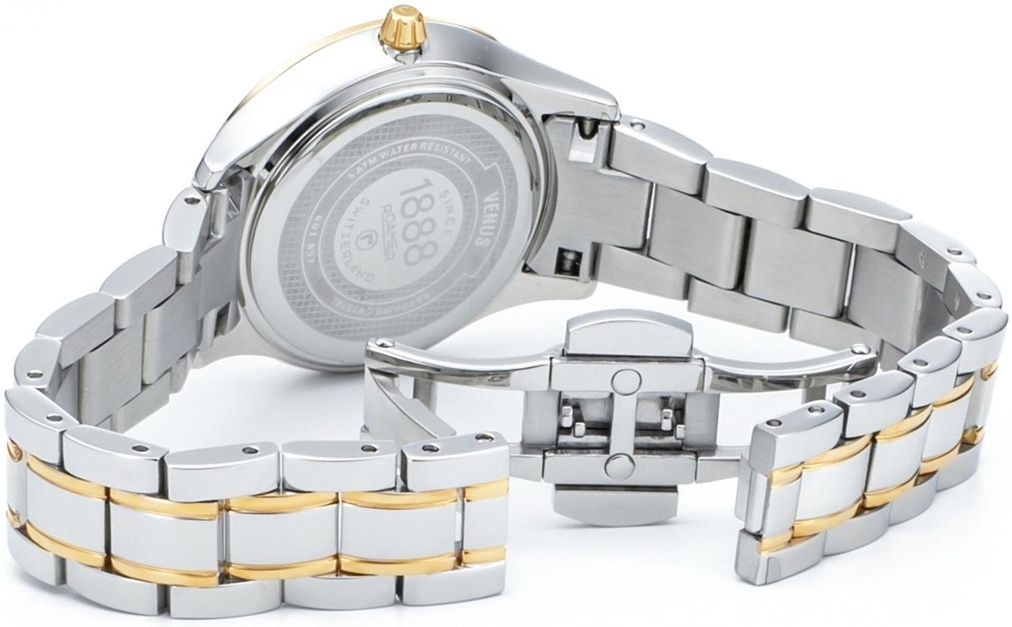 Roamer 601857 47 89 20 damski zegarek Venus Diamond bransoleta - miniatura 3
