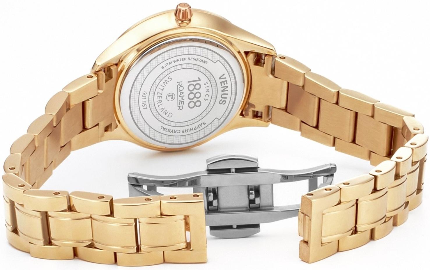 Roamer 601857 48 89 20 damski zegarek Venus Diamond bransoleta - miniatura 3