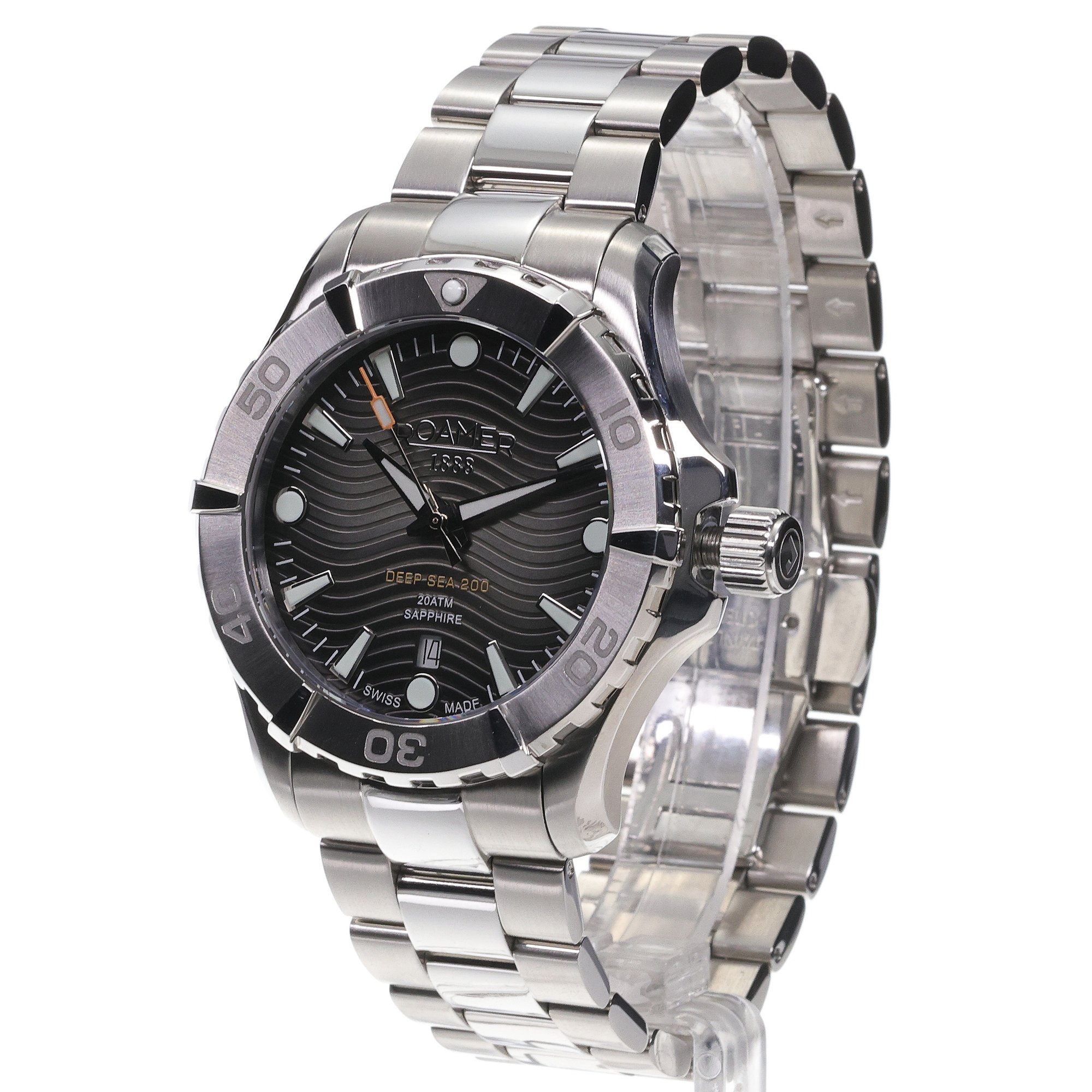 Roamer 860833 41 55 70 Deep Sea Deep Sea 200 zegarek męski klasyczny szafirowe - miniatura 2
