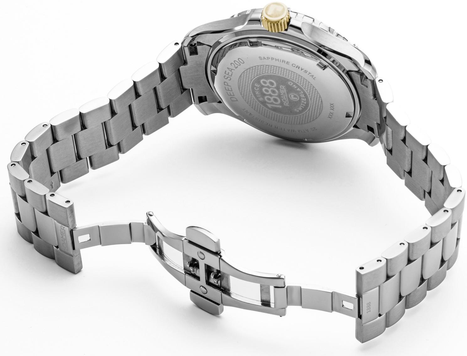 Roamer 860833 47 45 70 Deep Sea Deep Sea 200 zegarek męski klasyczny szafirowe - miniatura 8