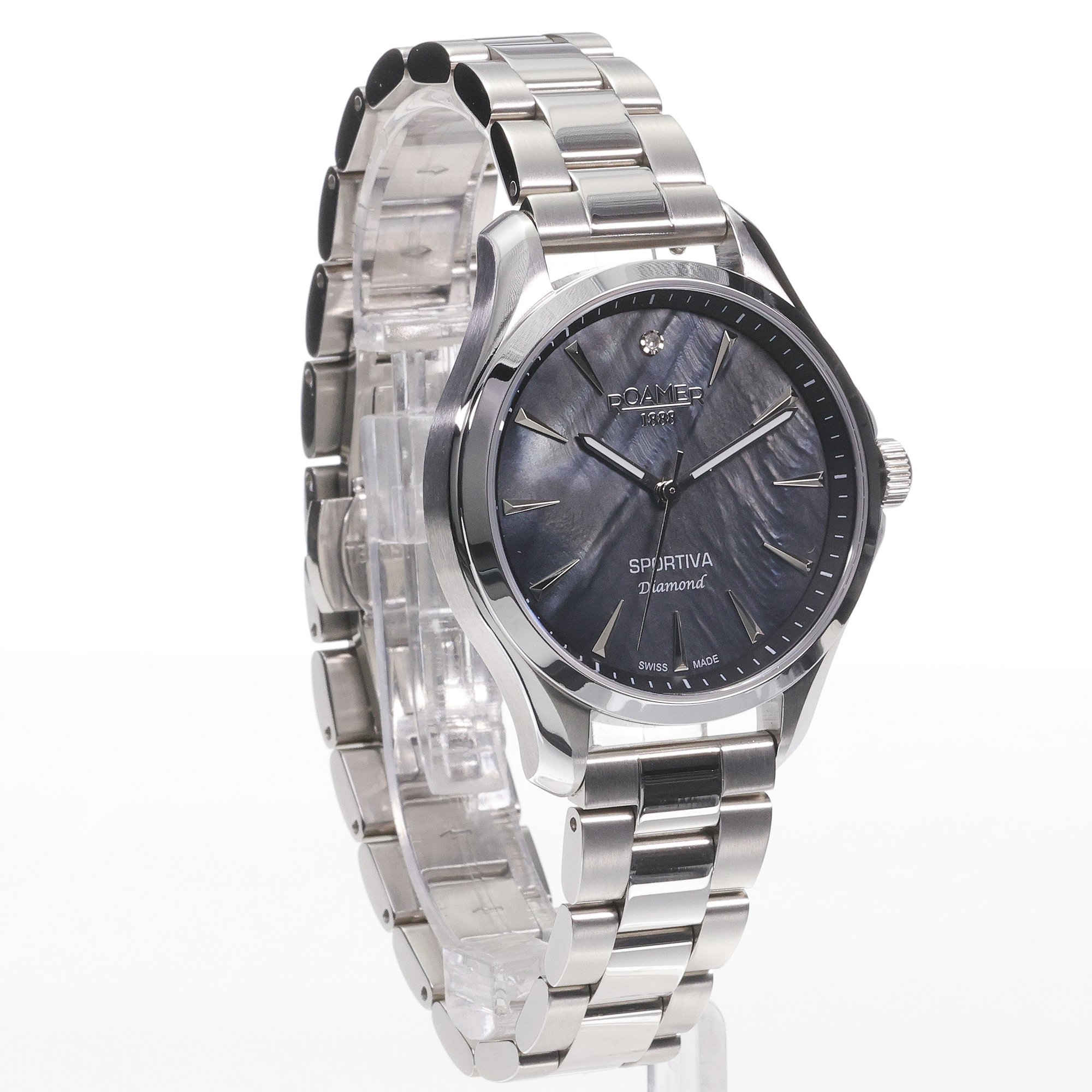 Roamer 865847 41 80 50 Sportivo klasyczny zegarek srebrny - miniatura 3