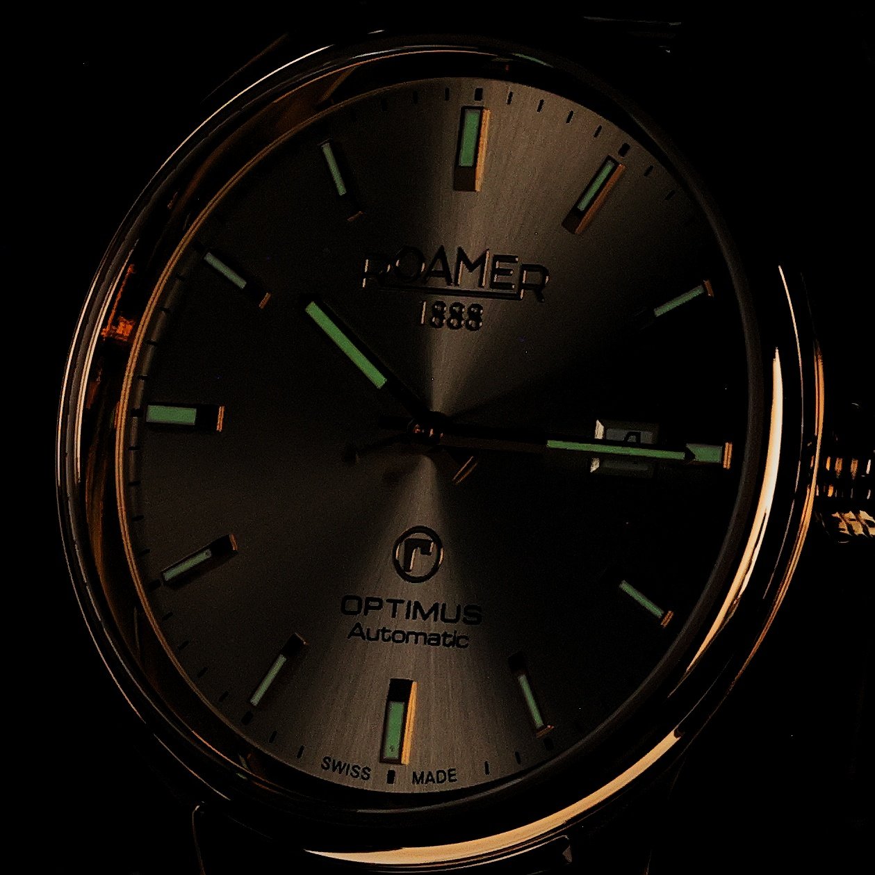 Roamer 983983 48 35 05 Optimus zegarek męski klasyczny szafirowe - miniatura 5