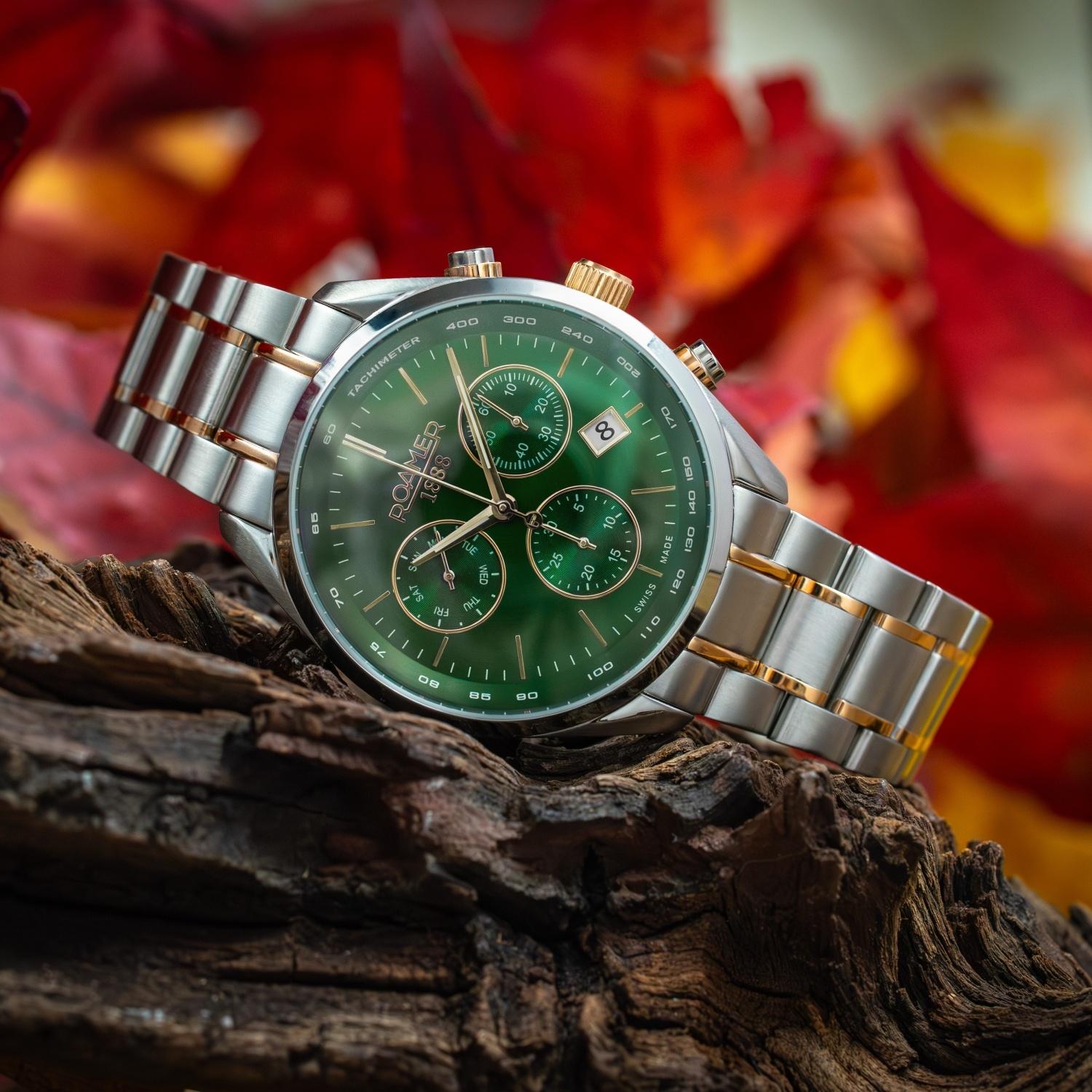 Roamer 993819 47 75 20 zegarek męski sportowy Pro Chrono bransoleta