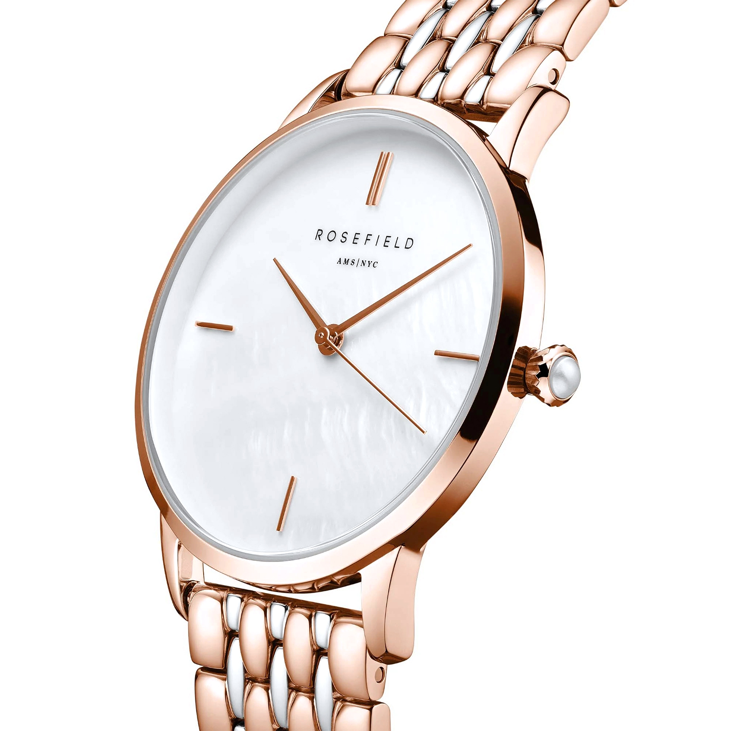 Rosefield RMRSR-R03 zegarek klasyczny Pearl Edit - miniatura 2