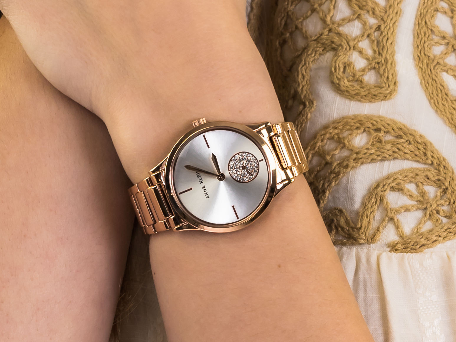 Anne Klein AK-3416SVRG zegarek klasyczny Bransoleta - miniatura 2